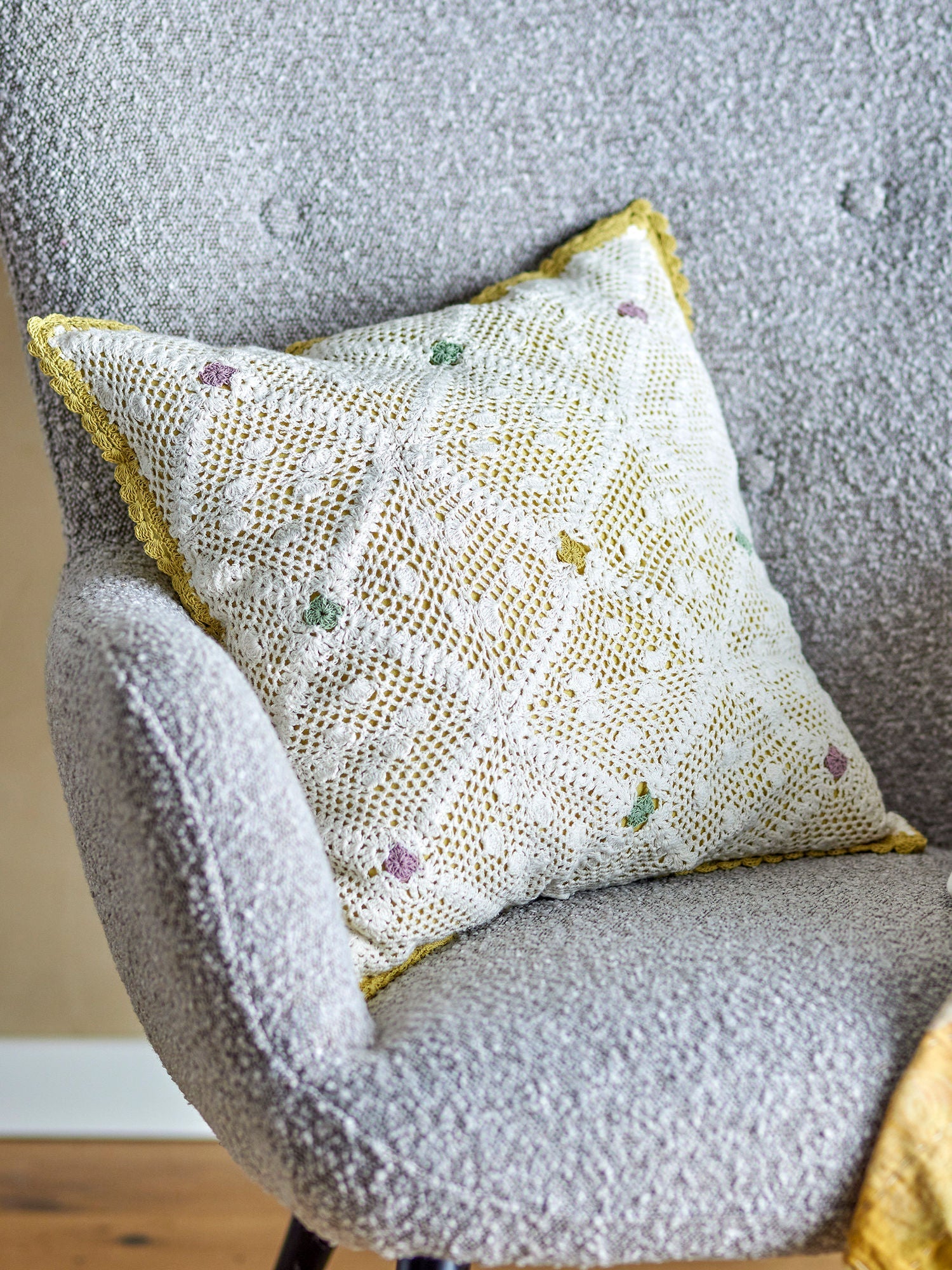 Bloomingville Rovigo Cushion，自然，棉花