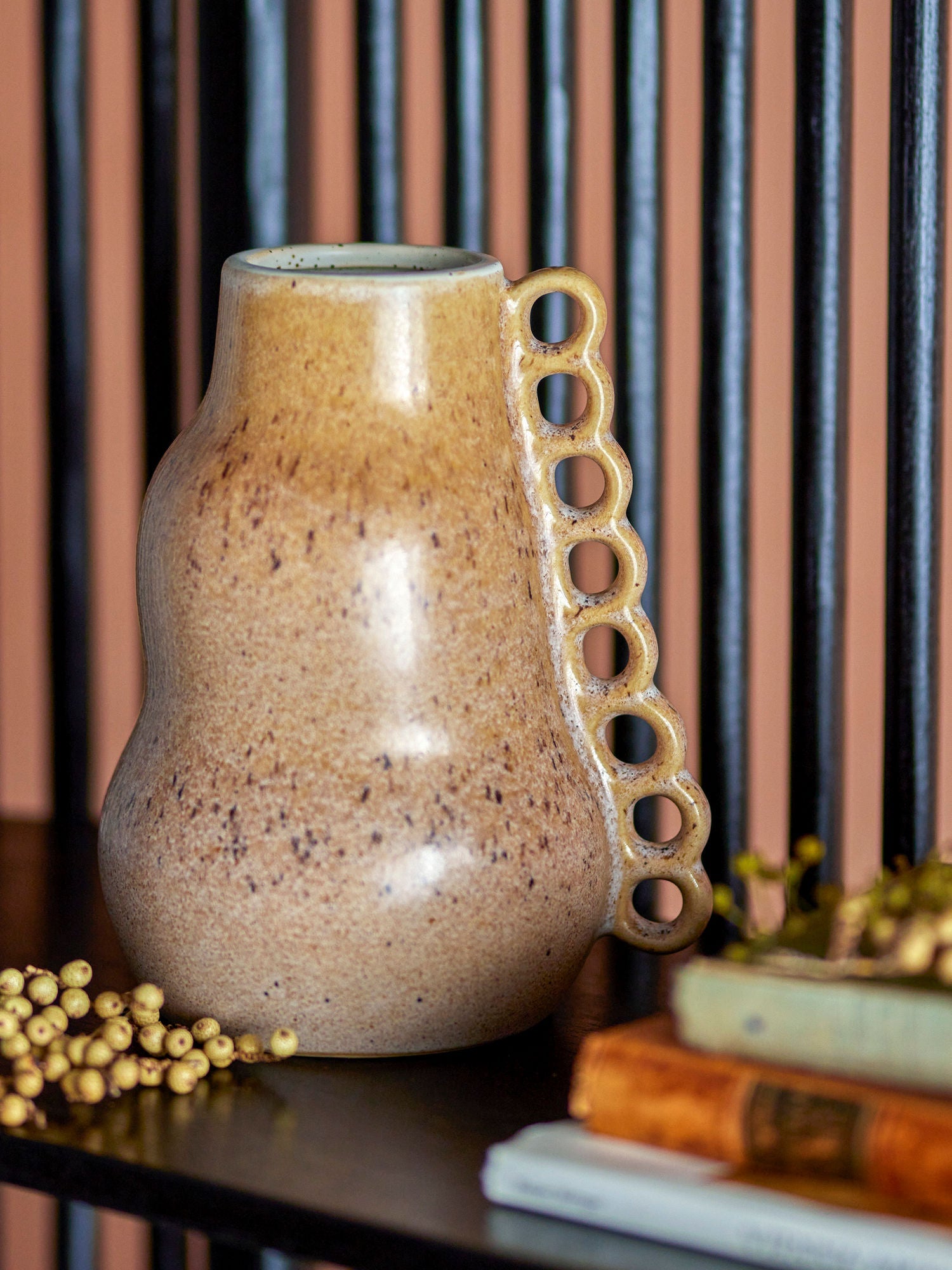 Collection créative Souri Vase, Brown, Stoneware