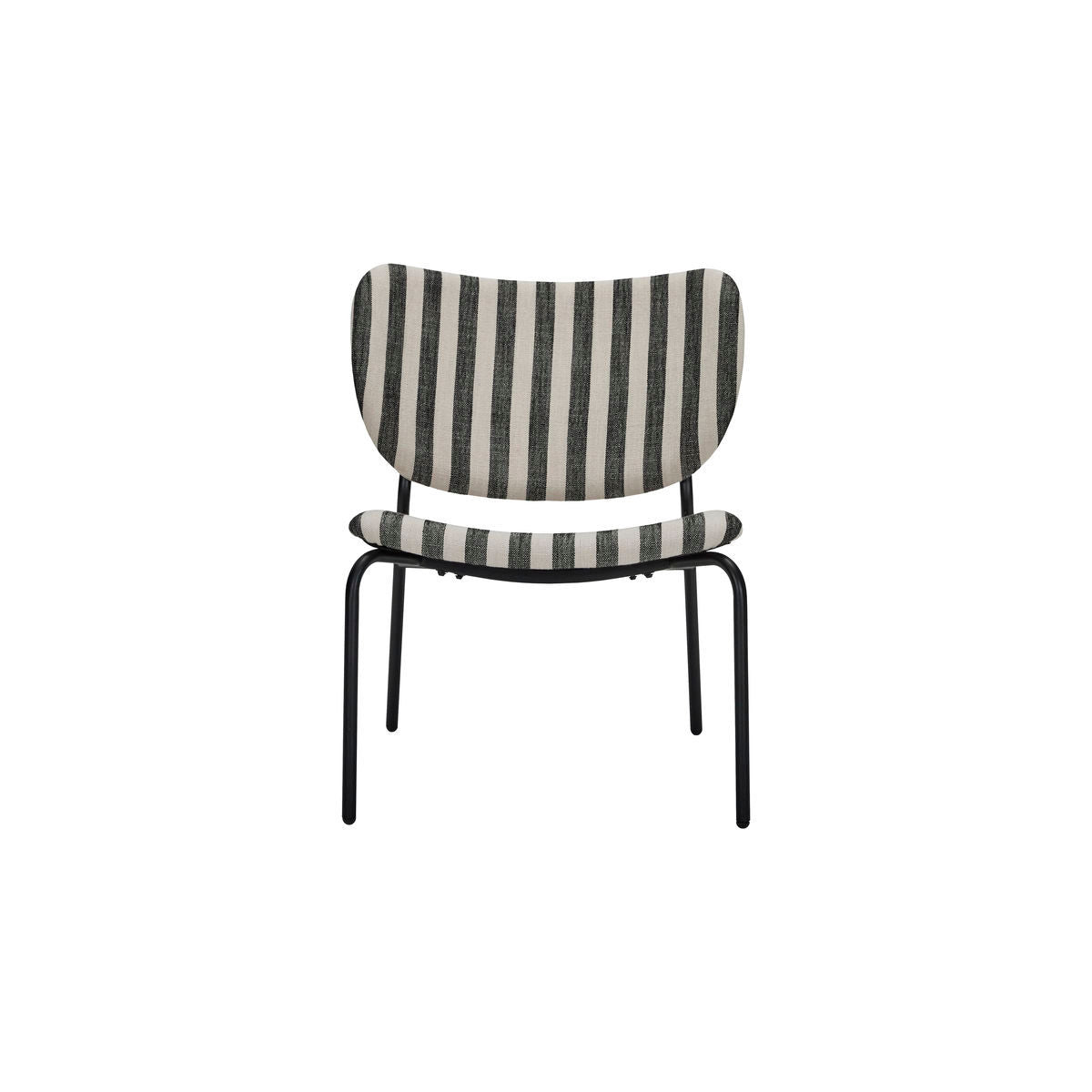 House Doctor Lounge Chair, Hdlonga, Schwarz/Off-White