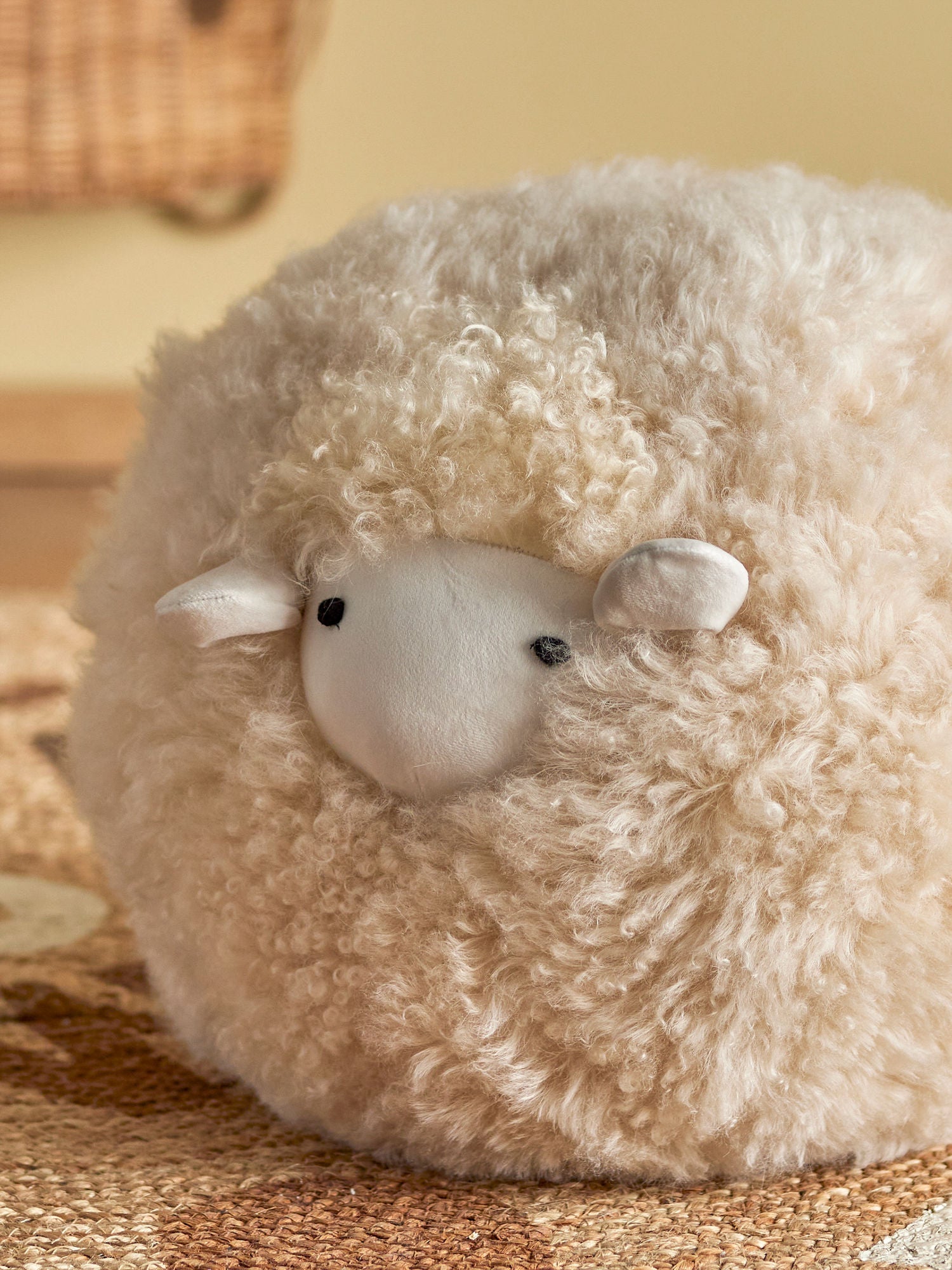 Bloomingville Mini Rubert Soft Toy, Nature, Lambsker