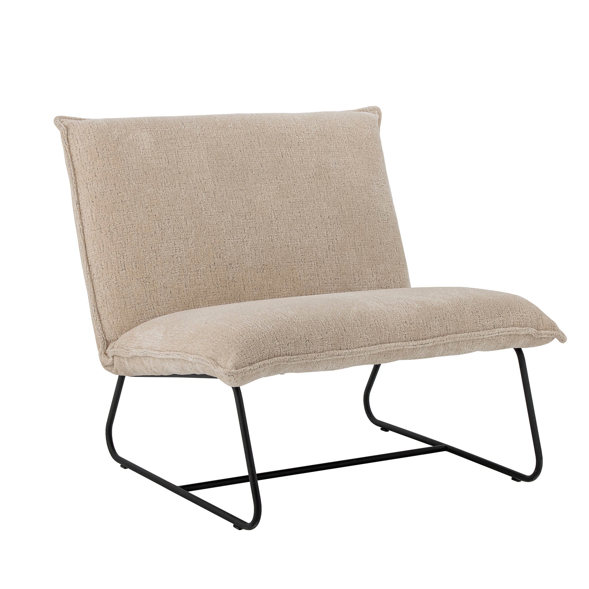 Bloomingville Cape Lounge Chair, Nature, recyceltes Polyester