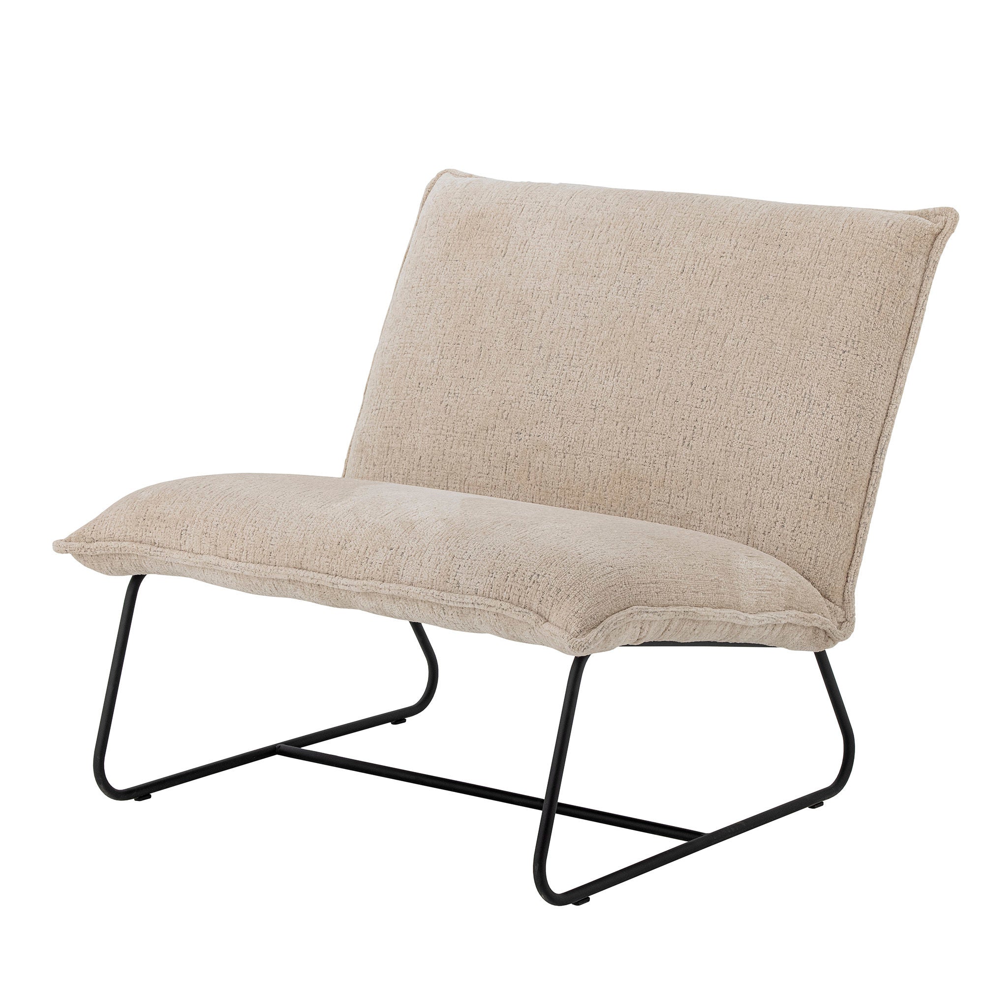 Bloomingville Cape Lounge Chair, Nature, recyceltes Polyester