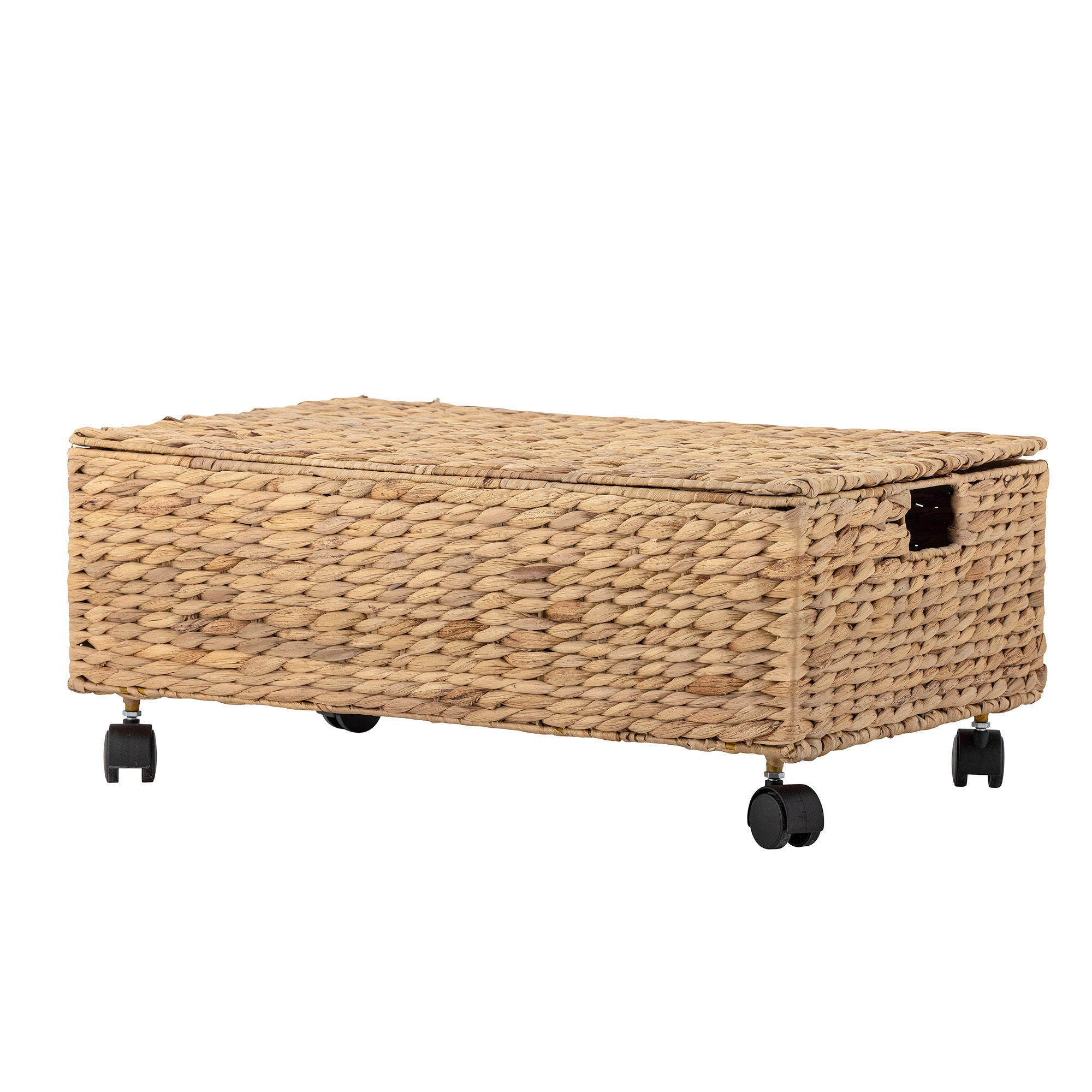 Bloomingville Mini Nelas Basket m/lokk, natur, vannhyacint