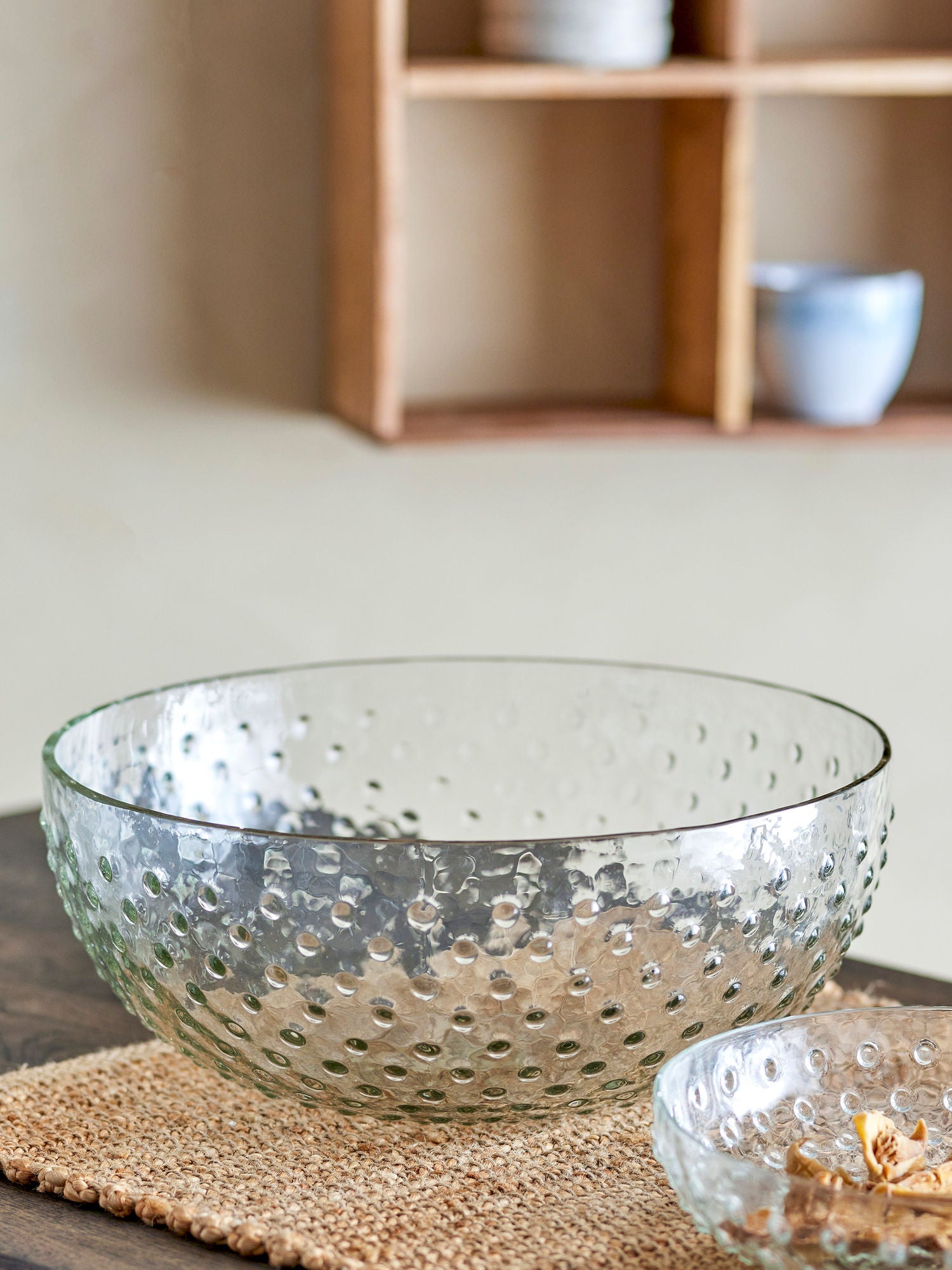 Bloomingville Justina Bowl, verre transparent et recyclé