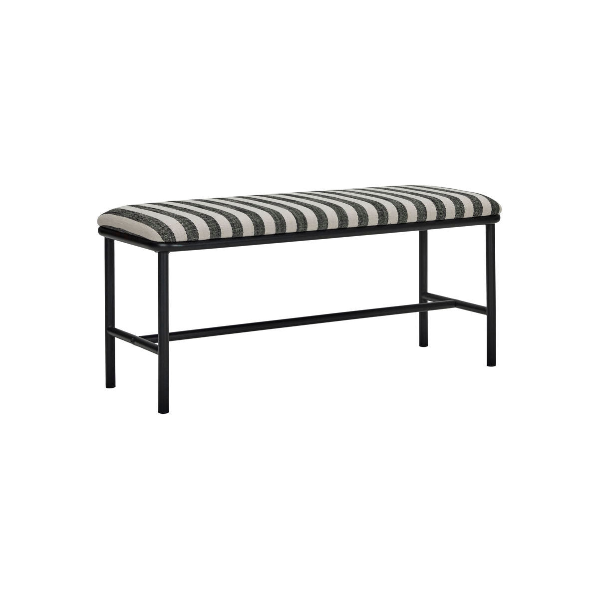 House Doctor Bench, hdtoda, noir / off-blanc