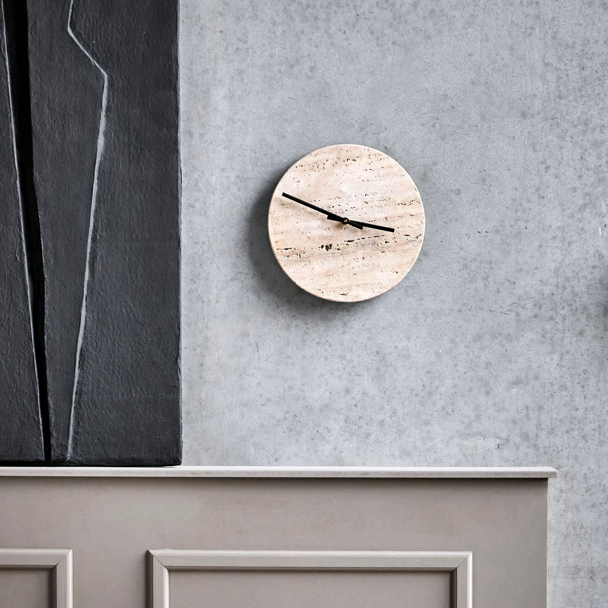 House Doctor Clock, HDLoko, Beige