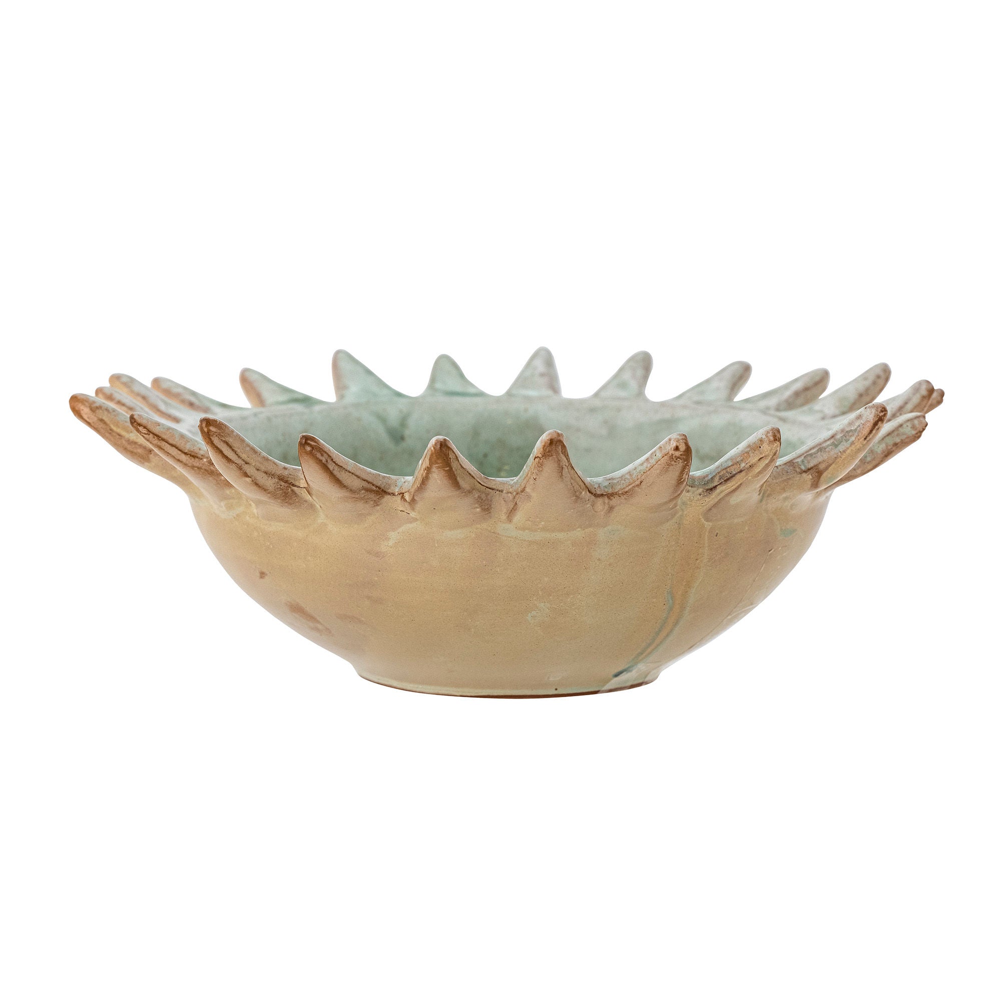 Creative Collection Lumi Bowl，绿色，stoneware