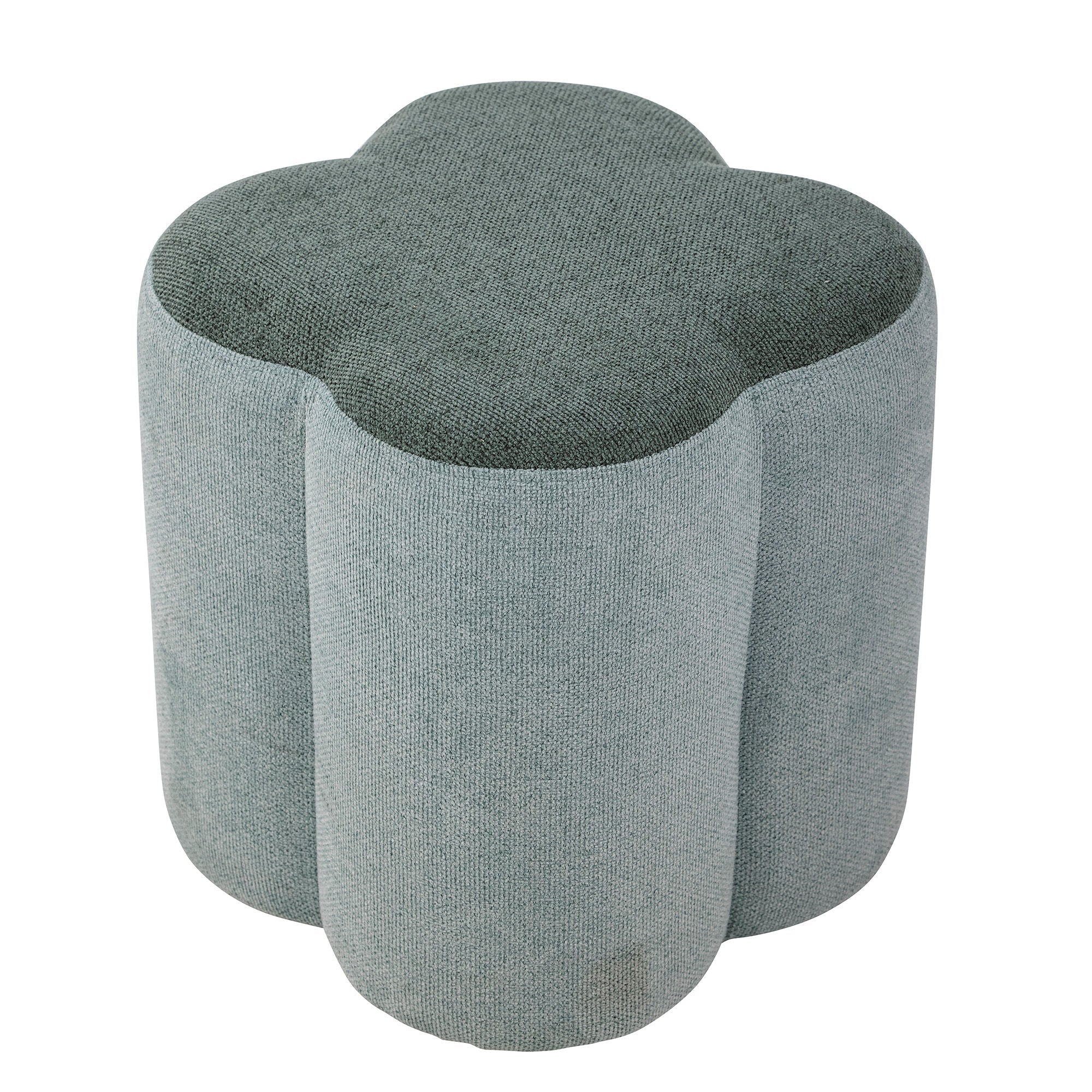 Bloomingville Mini Sissel Pouf, Green, Polyester