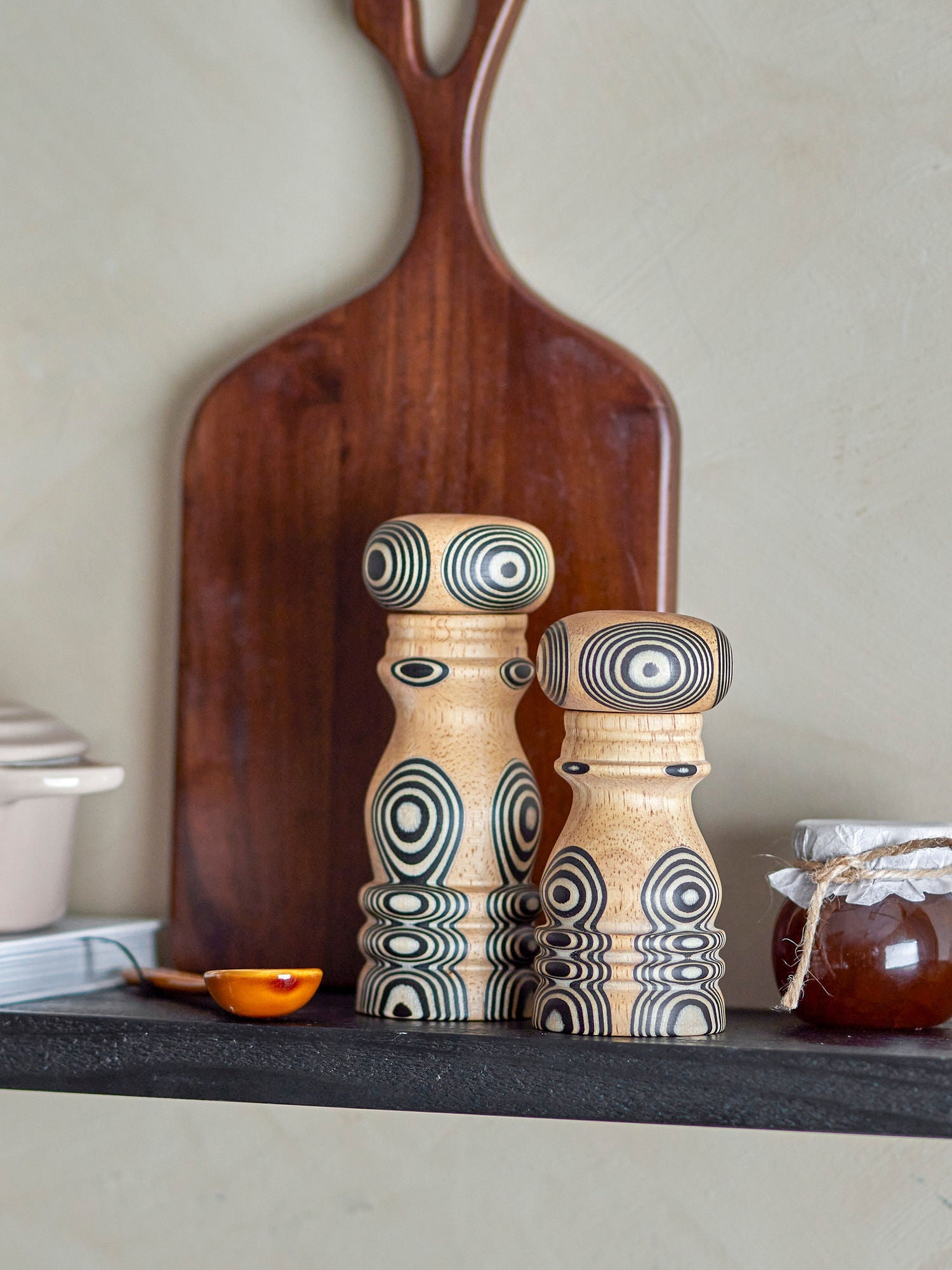 Bloomingville Malado Salt＆Pepper Mill，Nature，Rubberwood