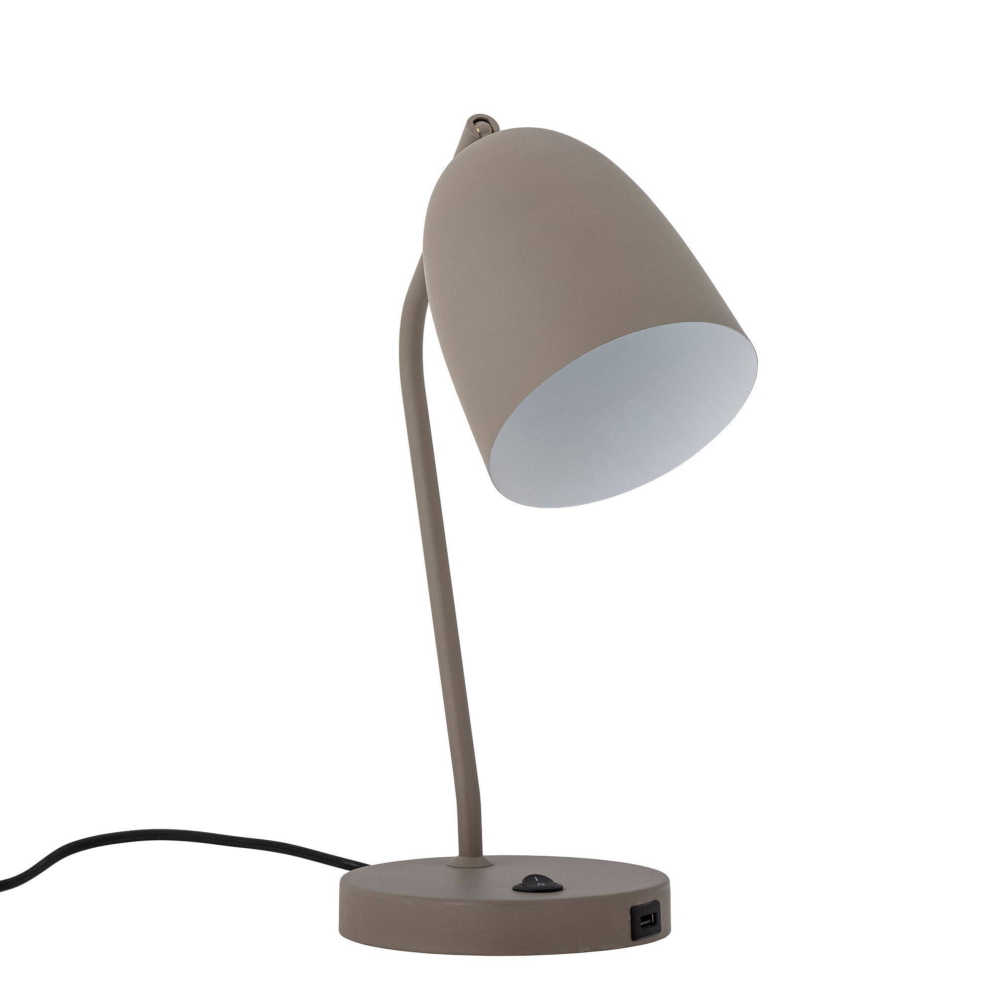 Lampada da tavolo Bloomingville Lemar, grigio, metallo