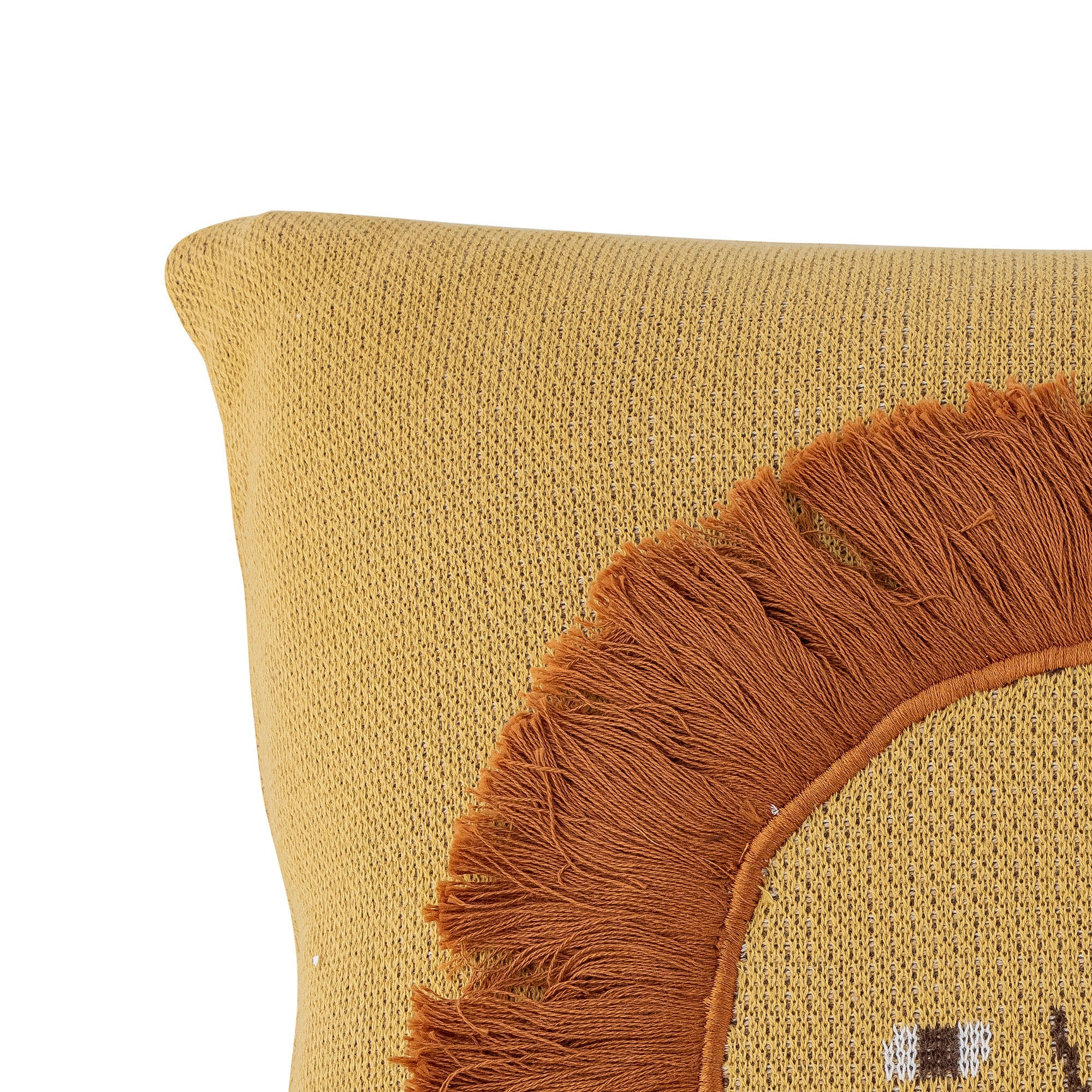 Bloomingville Mini Harrison Cushion, Yellow, Cotton Oeko-Tex®