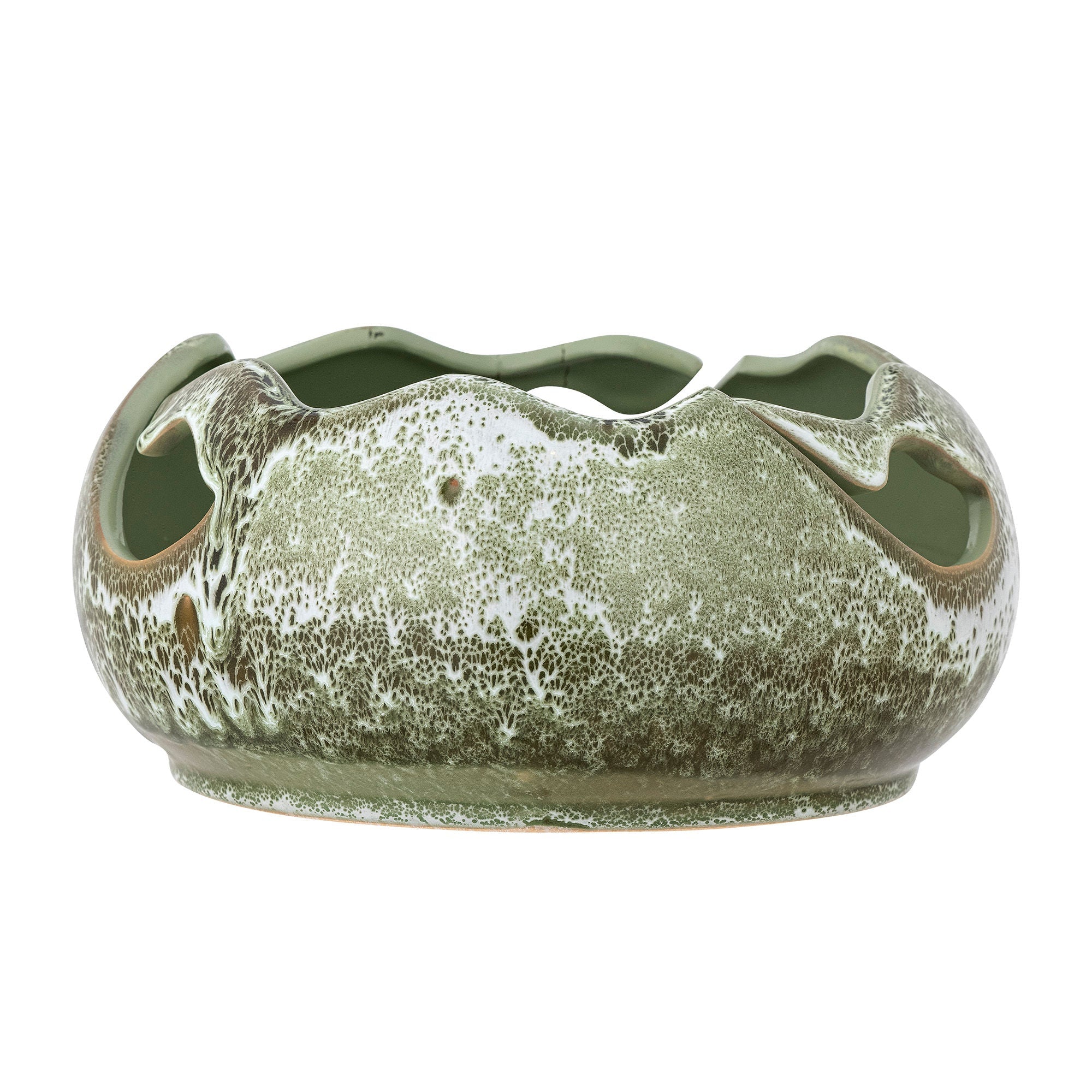 Bloomingville Leonas deco Bowl, verde, grespa