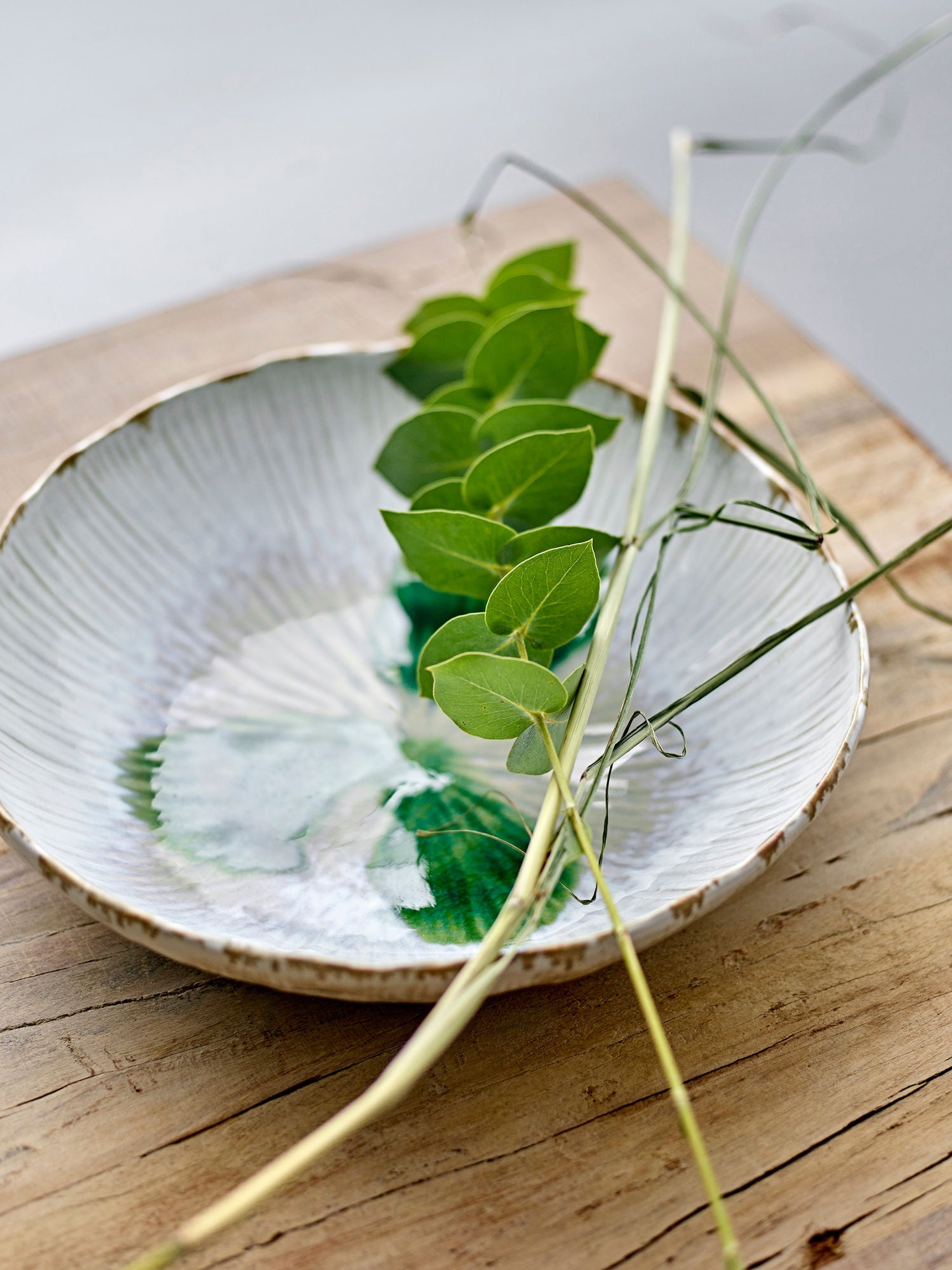 Bloomingville Mati Bowl, groen, steengoed