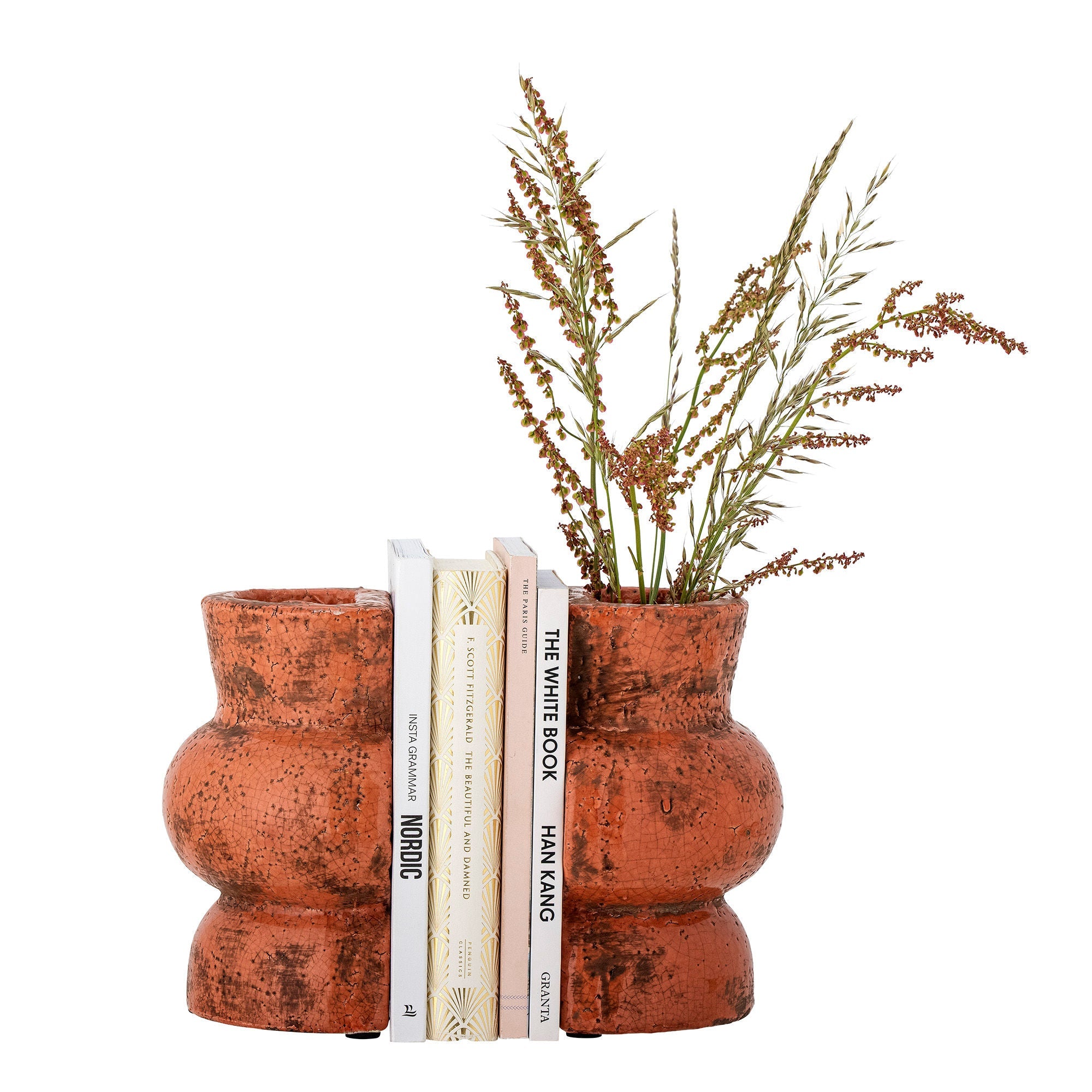 Creative Collection Maiza Bookend，Orange，Terracotta