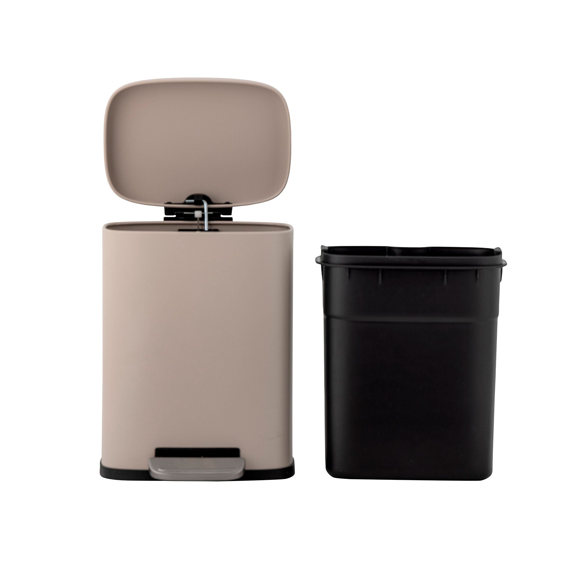 Bloomingville Leian Dustbin, rose, fer