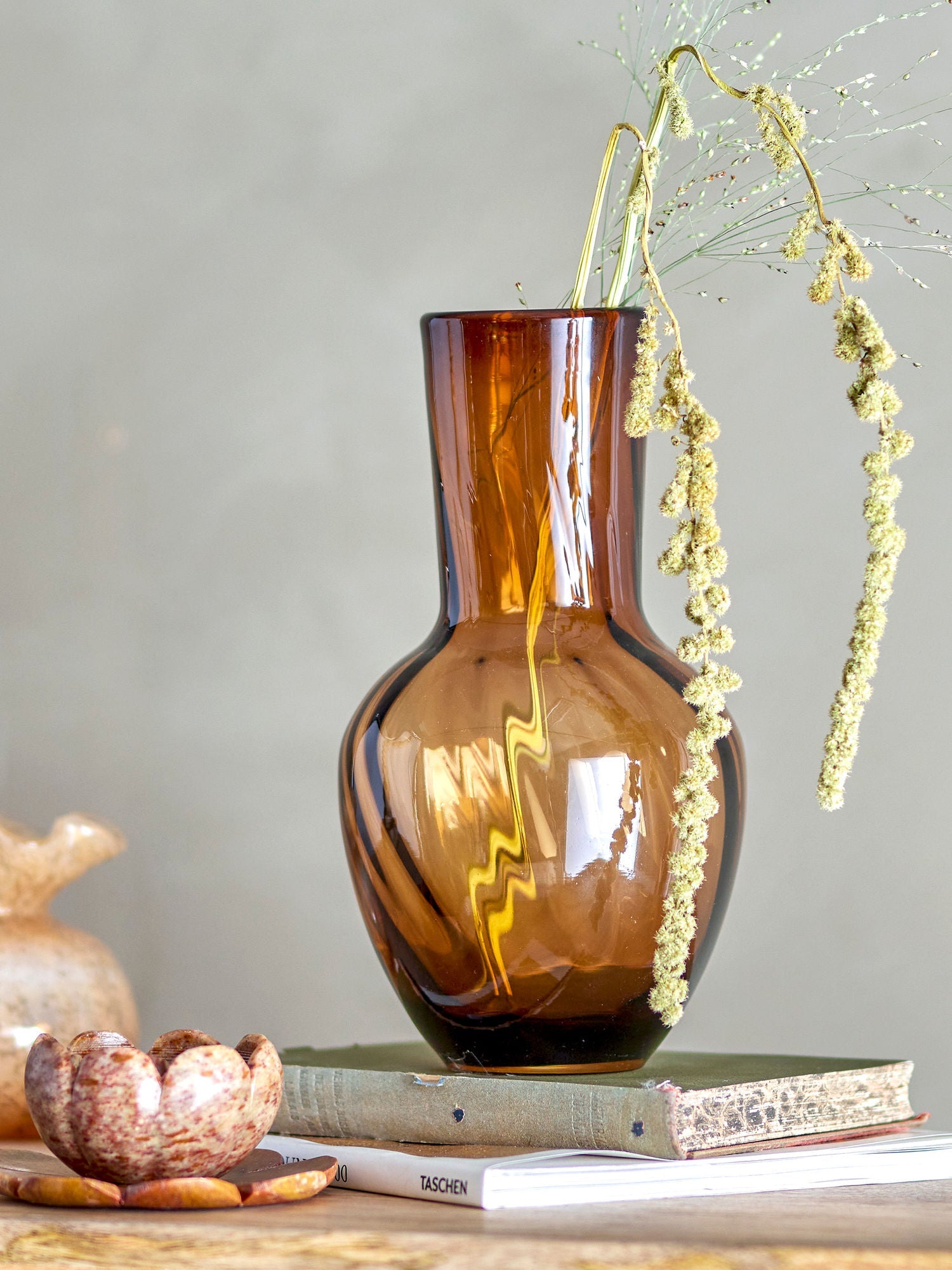 Kreativ samling saiqa vase, brun, glas