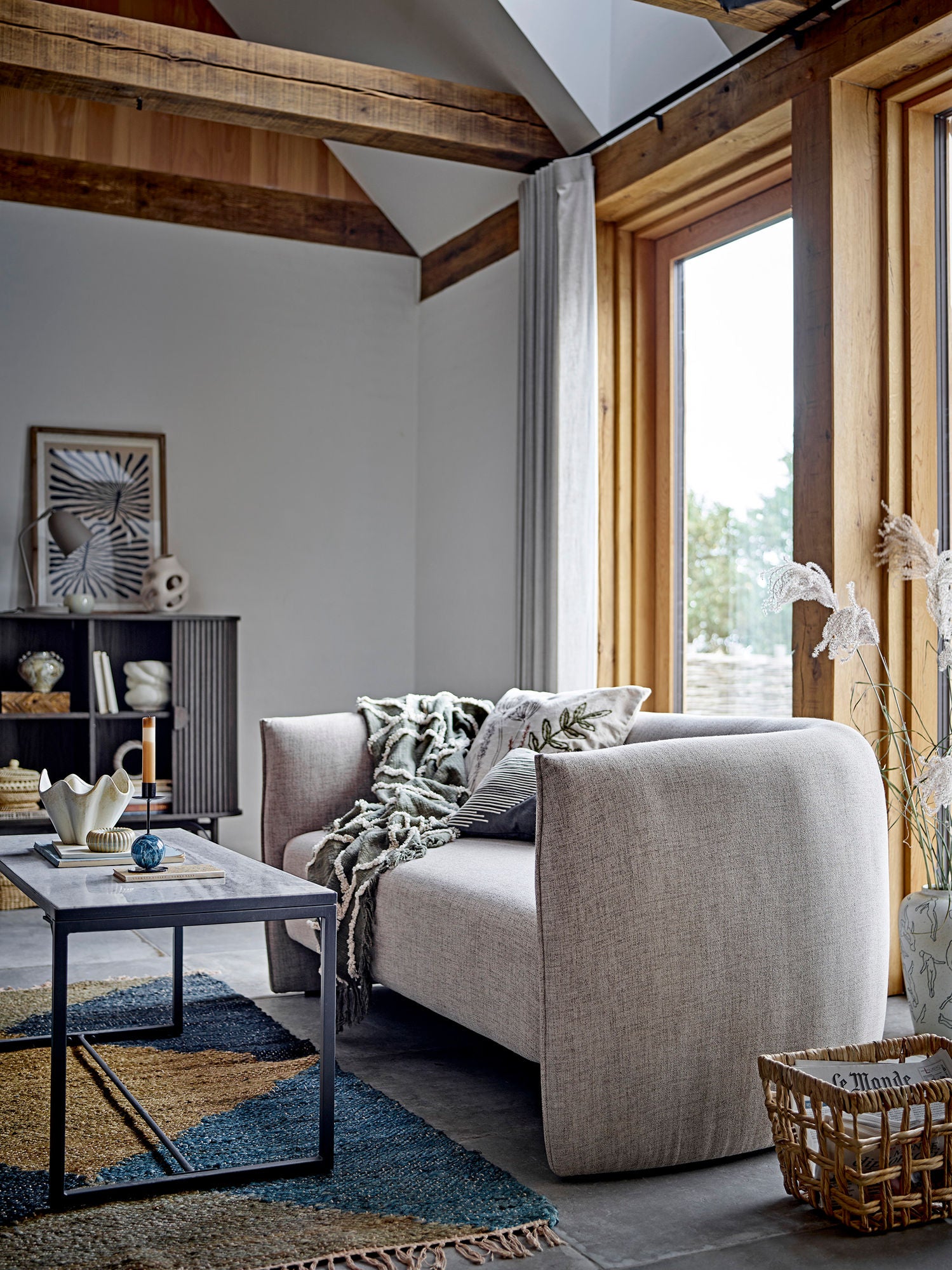 Bloomingville Bacio sofa, natur, resirkulert polyester