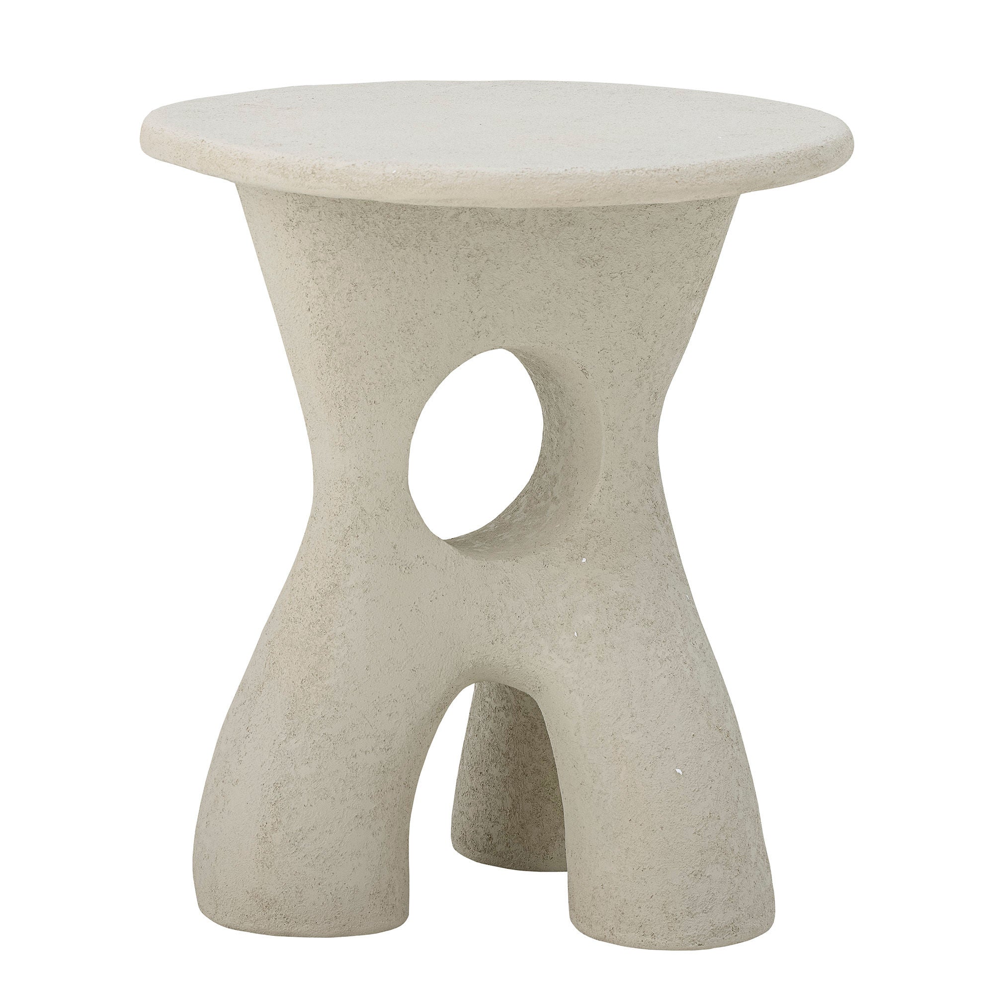 Table d'appoint Amiee de Bloomingville, blanc, polyresin