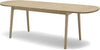 Carl Hansen CH006 eettafel, geoliede eiken