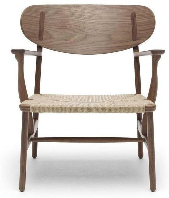 Carl Hansen Ch22 Lounge Chair, Oiled Walnut/Natural