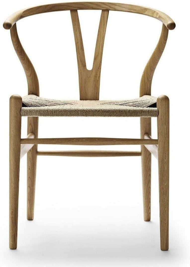 Carl Hansen Ch24 Wishbone Chair Natural Cord, Oiled Oak