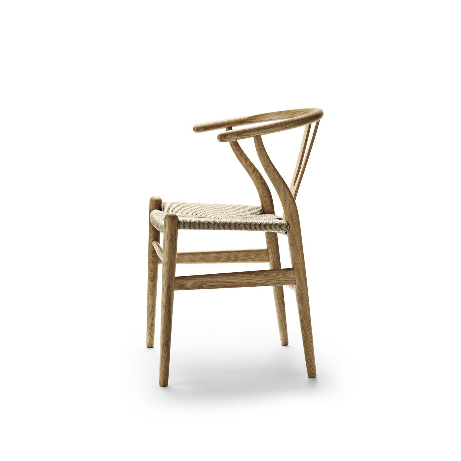 Carl Hansen Ch24 Wishbone Chair Natural Cord, Oiled Oak