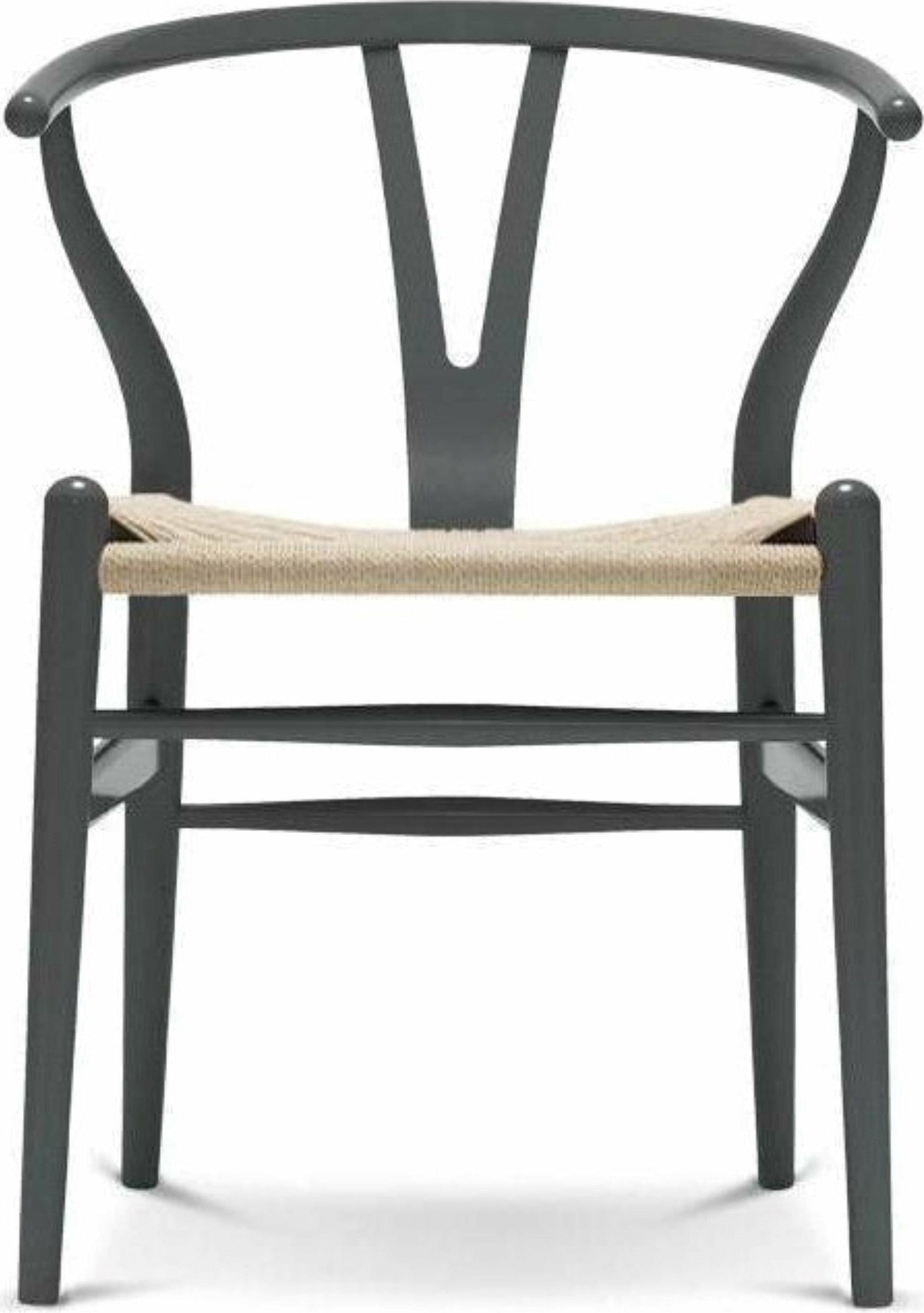 Carl Hansen Ch24 Y Chair Chair Natural Paper Cord, Beech/Anthracite Gray