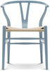 Carl Hansen CH24 Y Stol Stol Natural Paper Cord, Beech/Steel Blue