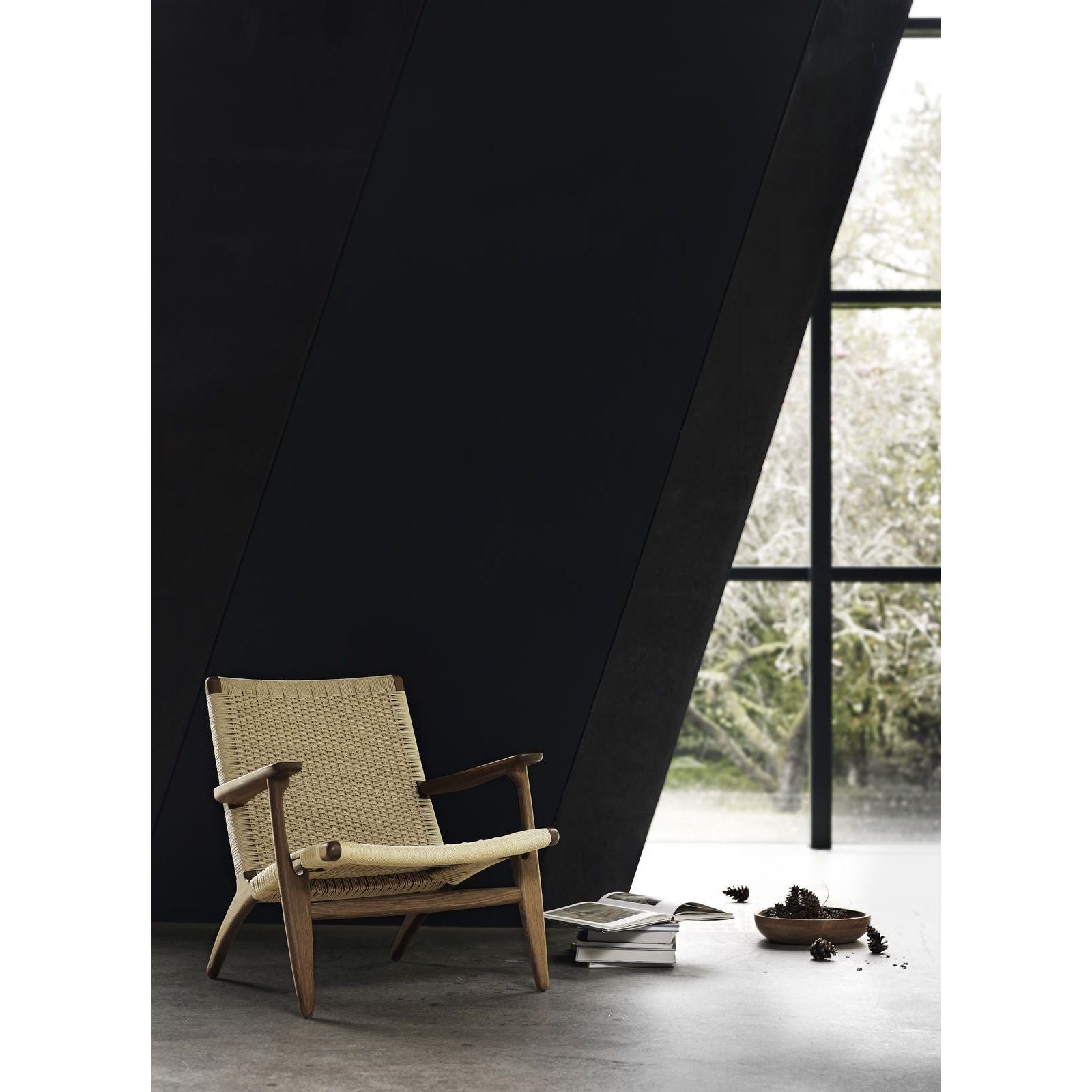 Carl Hansen Chaise salon CH25, chêne huilé / naturel