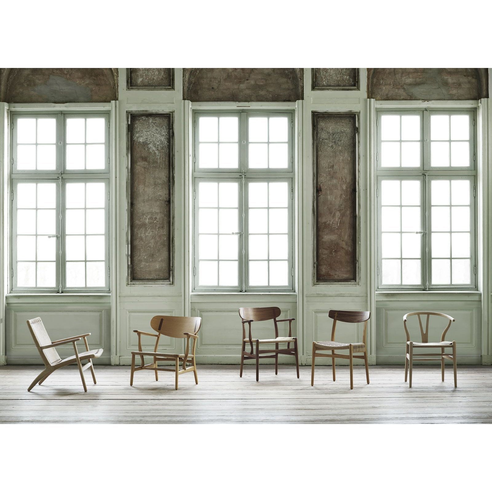 Carl Hansen Chaise salon CH25, chêne huilé / naturel