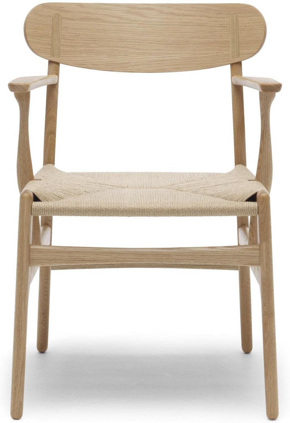 Carl Hansen CH26 -stoel, geolied eiken/natuurlijk koord