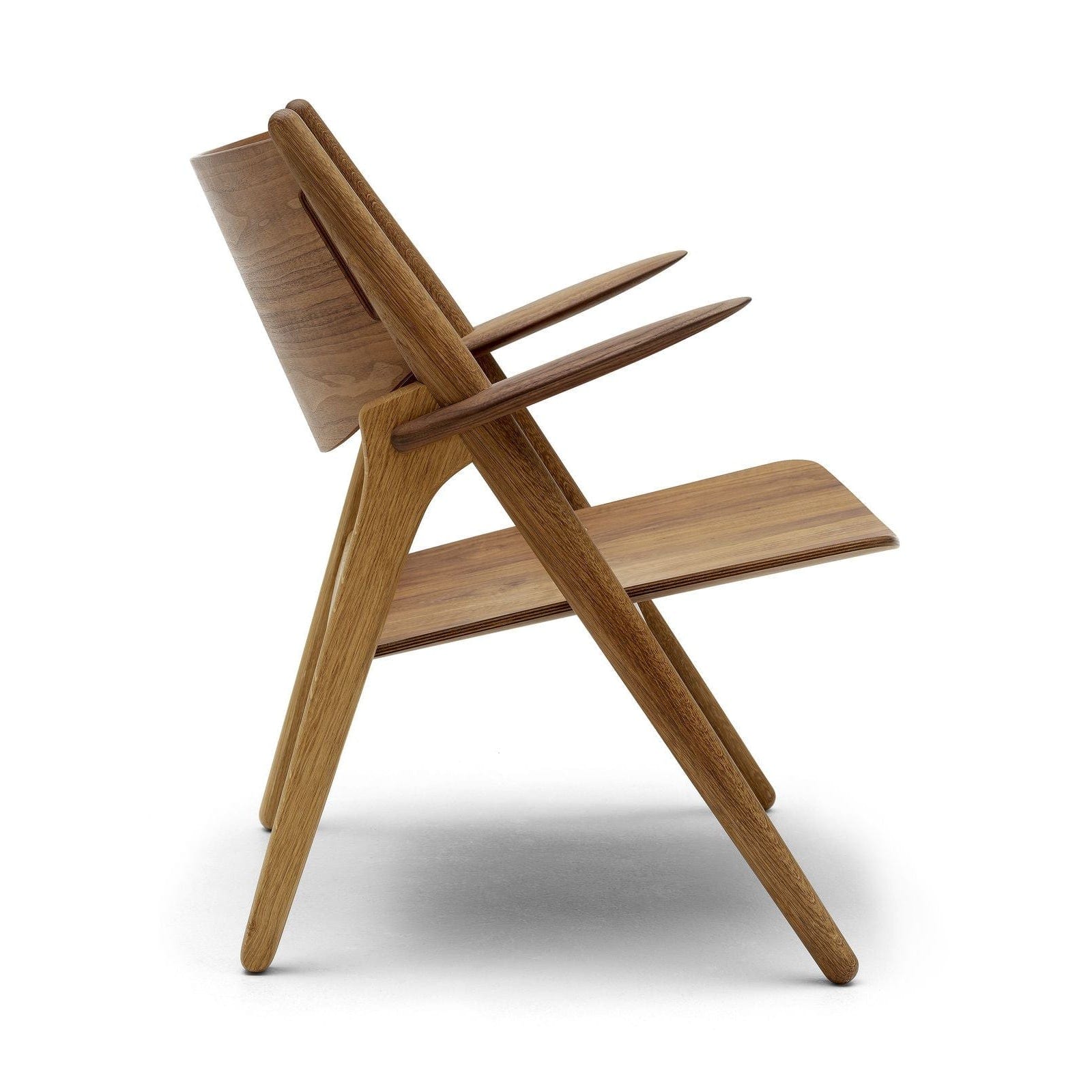 Carl Hansen Ch28t Armchair, Oiled Oak, Walnut/Natural