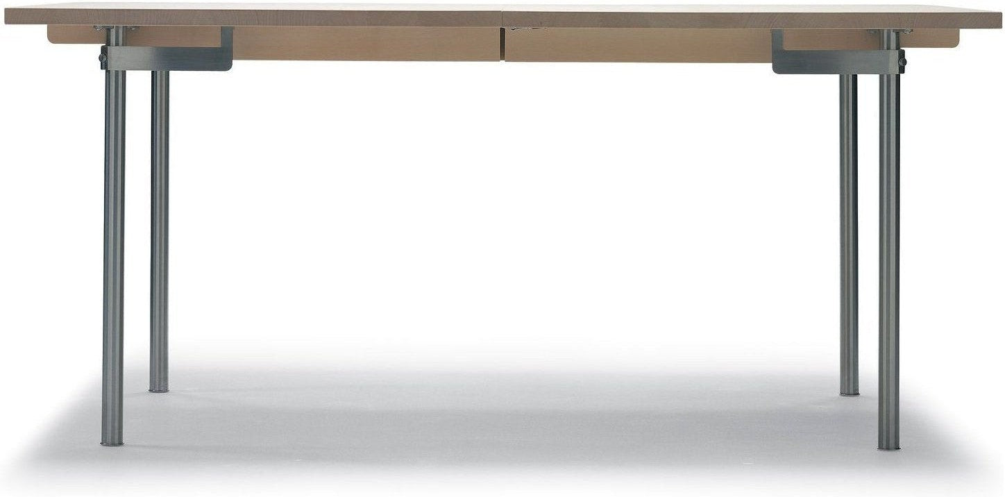 Carl Hansen CH322 eettafel zonder extra top, stalen/geoliede eiken