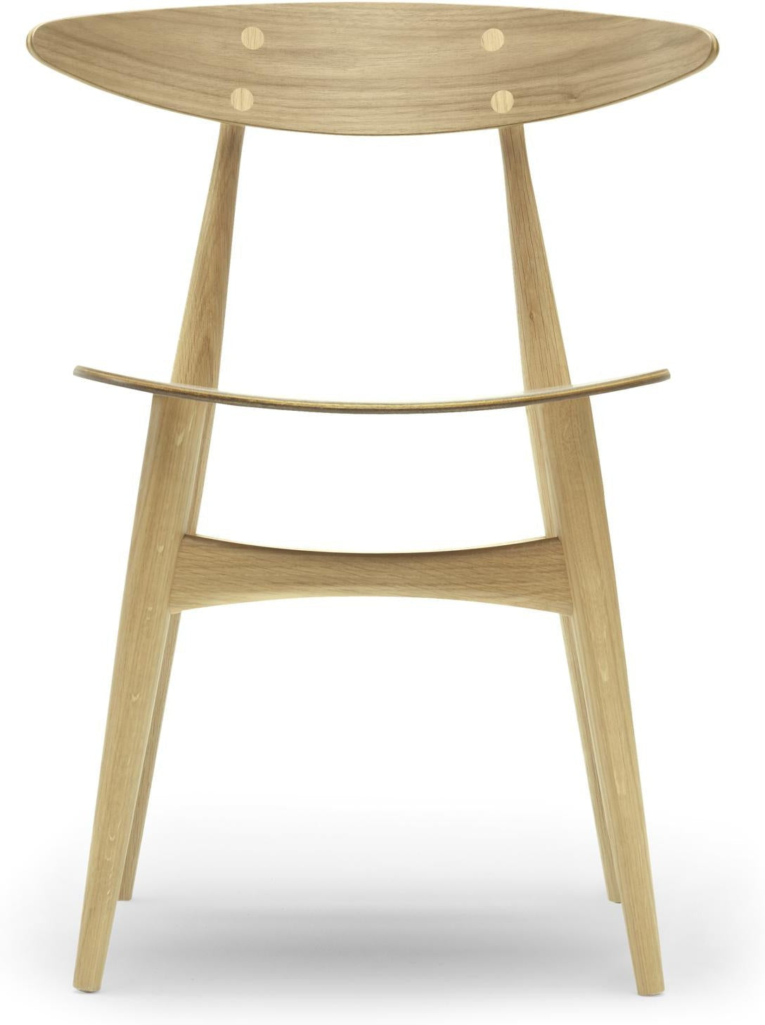 Carl Hansen CH33 T -stoel, gelakte eik