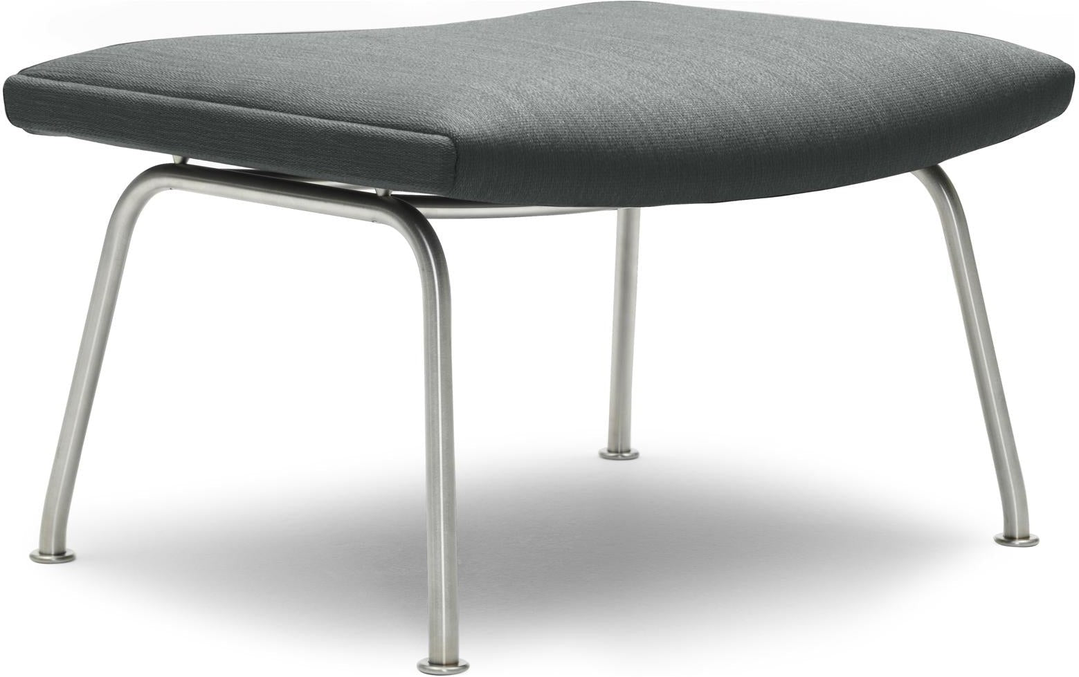 Carl Hansen Ch446 Footstool, Gray Fabric