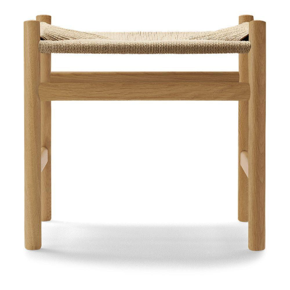 Carl Hansen Ch53 Footstool For Lounge Chair Ch44 Oiled Oak, Natural Cord