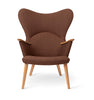 Carl Hansen Ch78 Mama Bear Lounge Chair, Eiche geölt/Passion 7101