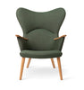 Carl Hansen Ch78 Mama Bear Lounge Chair, Eiche geölt/Passion 3101