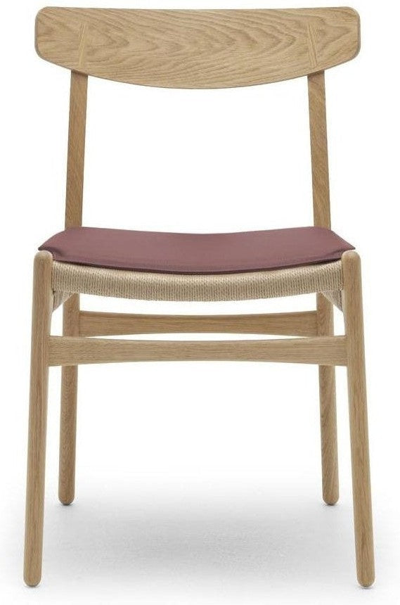 Cuscino Carl Hansen per sedia CH23, rosso scuro