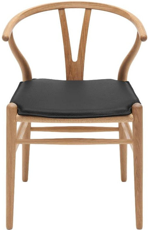 Cuscino Carl Hansen per sedia a braccio CH24, nero