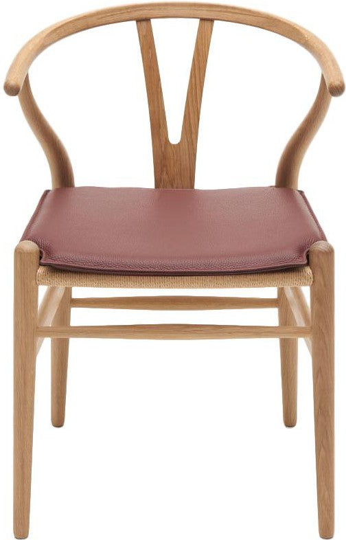 Cuscino Carl Hansen per sedia da braccio CH24, rosso scuro