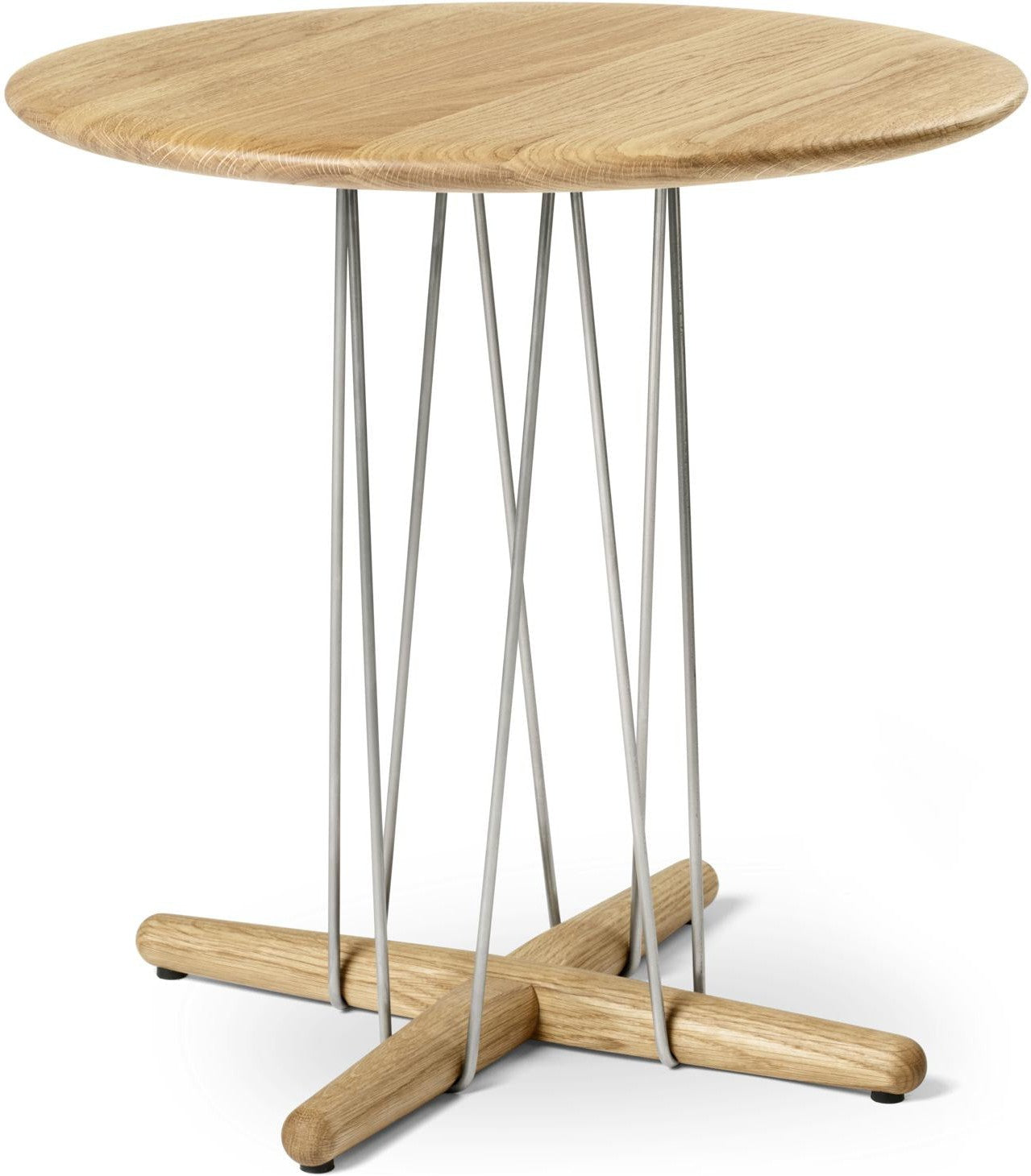 Carl Hansen E021 Embrace Table, quercia oliata, Ø 48 cm