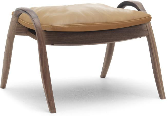 Carl Hansen FH430 Fuera de la firma, nuez engrasado/cuero marrón