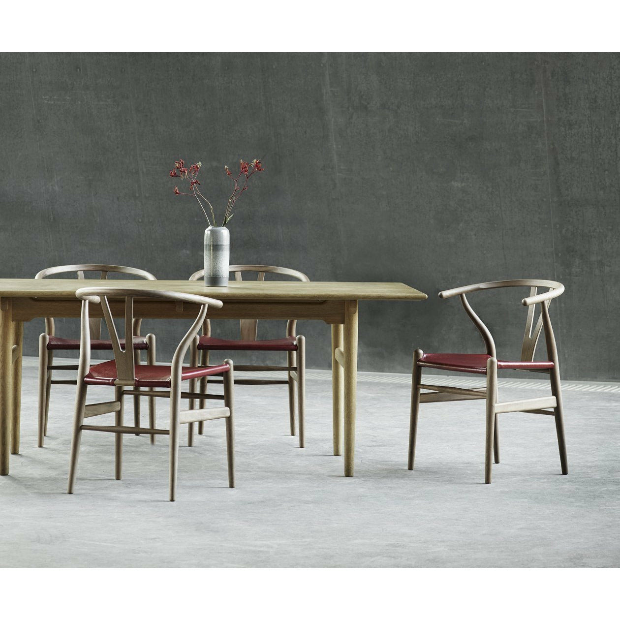 Carl Hansen Muster aus Ziegenleder, rot