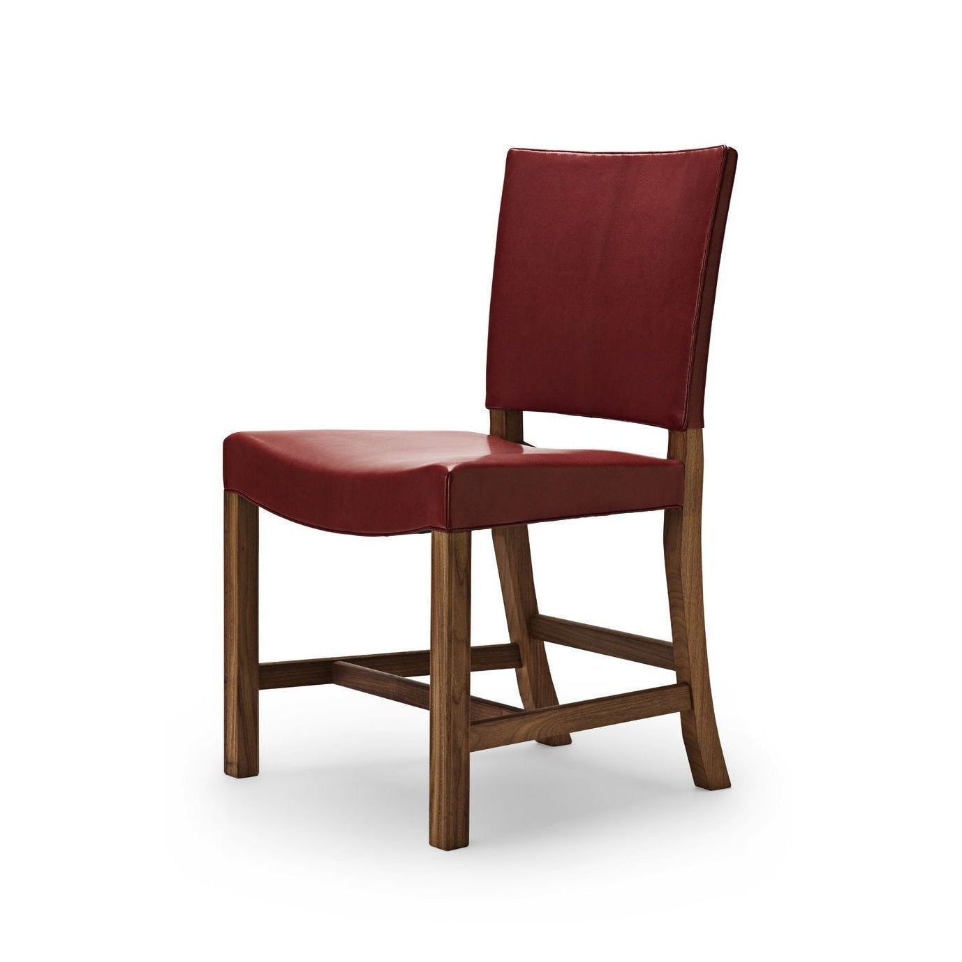 Carl Hansen KK47510 Der rote Stuhl, lackierte Walnuss/rote Ziegenleder