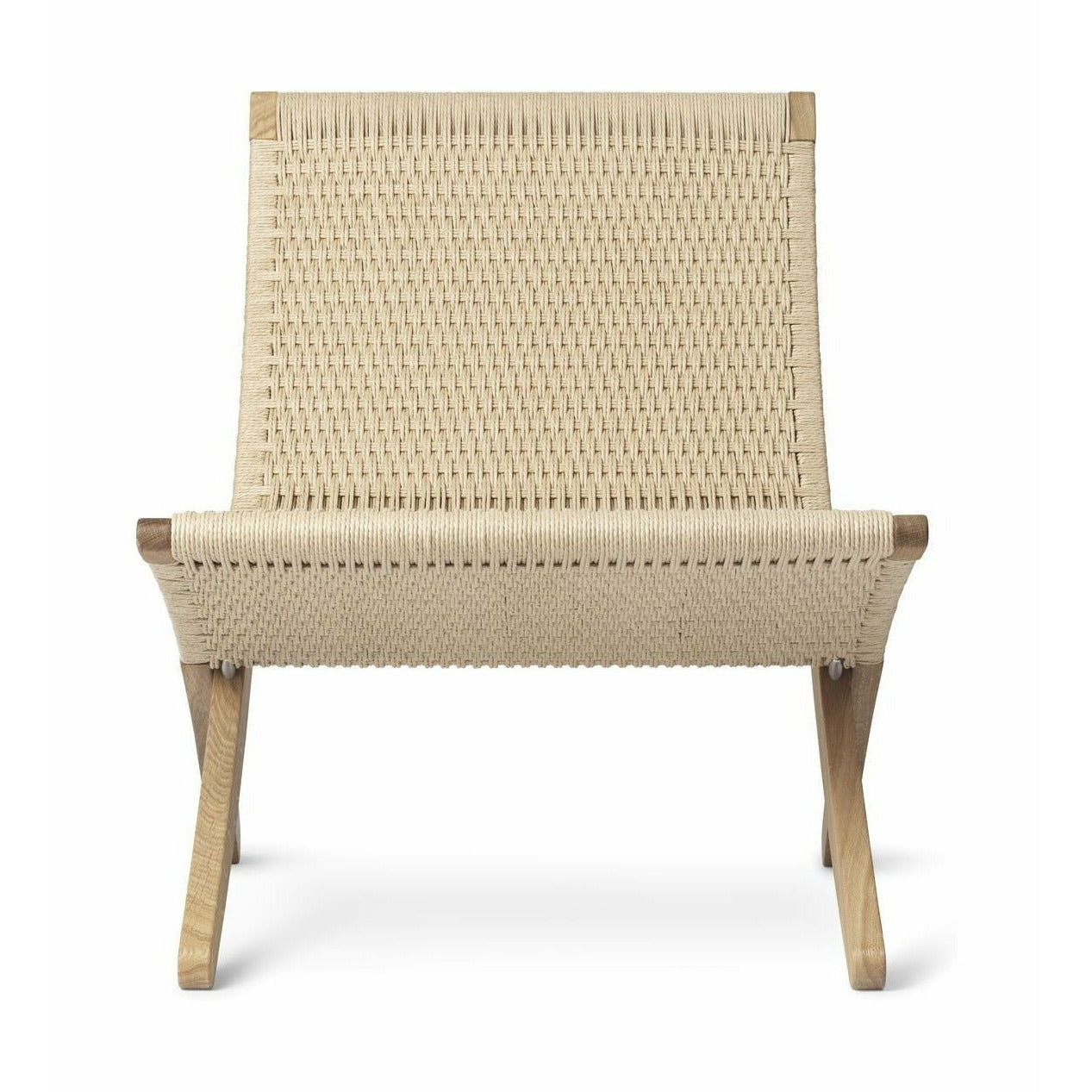 Carl Hansen MG501 Kúbu stól eikolía, náttúrulegur snúru