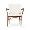 Carl Hansen VLA61 Monar CH扶手椅，桃花心木油/Baru 0200纺织品