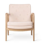 Carl Hansen Vla76 Foyer Armchair, Oak Oiled/Leather Sif 90