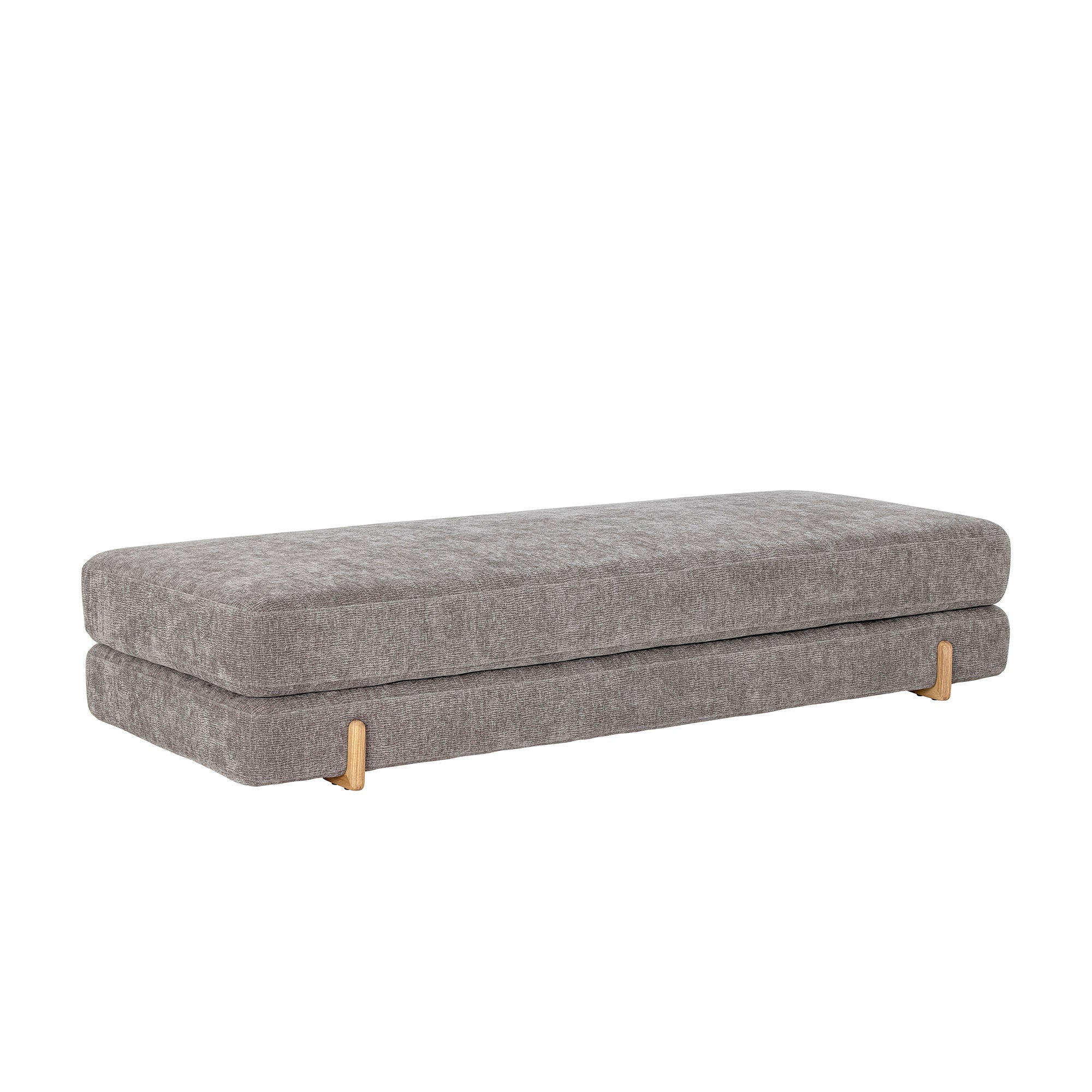 Bloomingville凹槽沙发床，灰色，聚酯