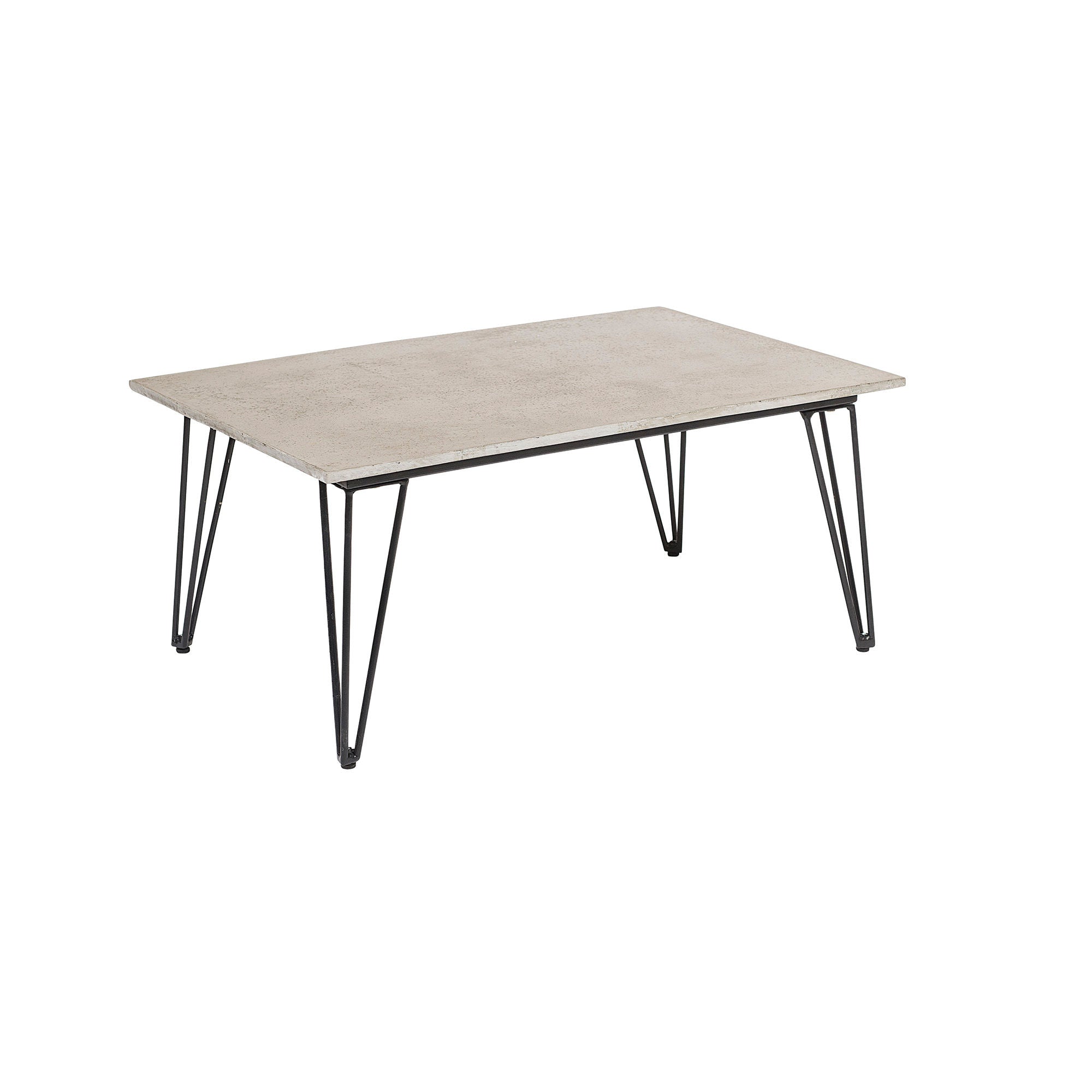 Table basse Mundo Bloomingville, gris, ciment de fibres